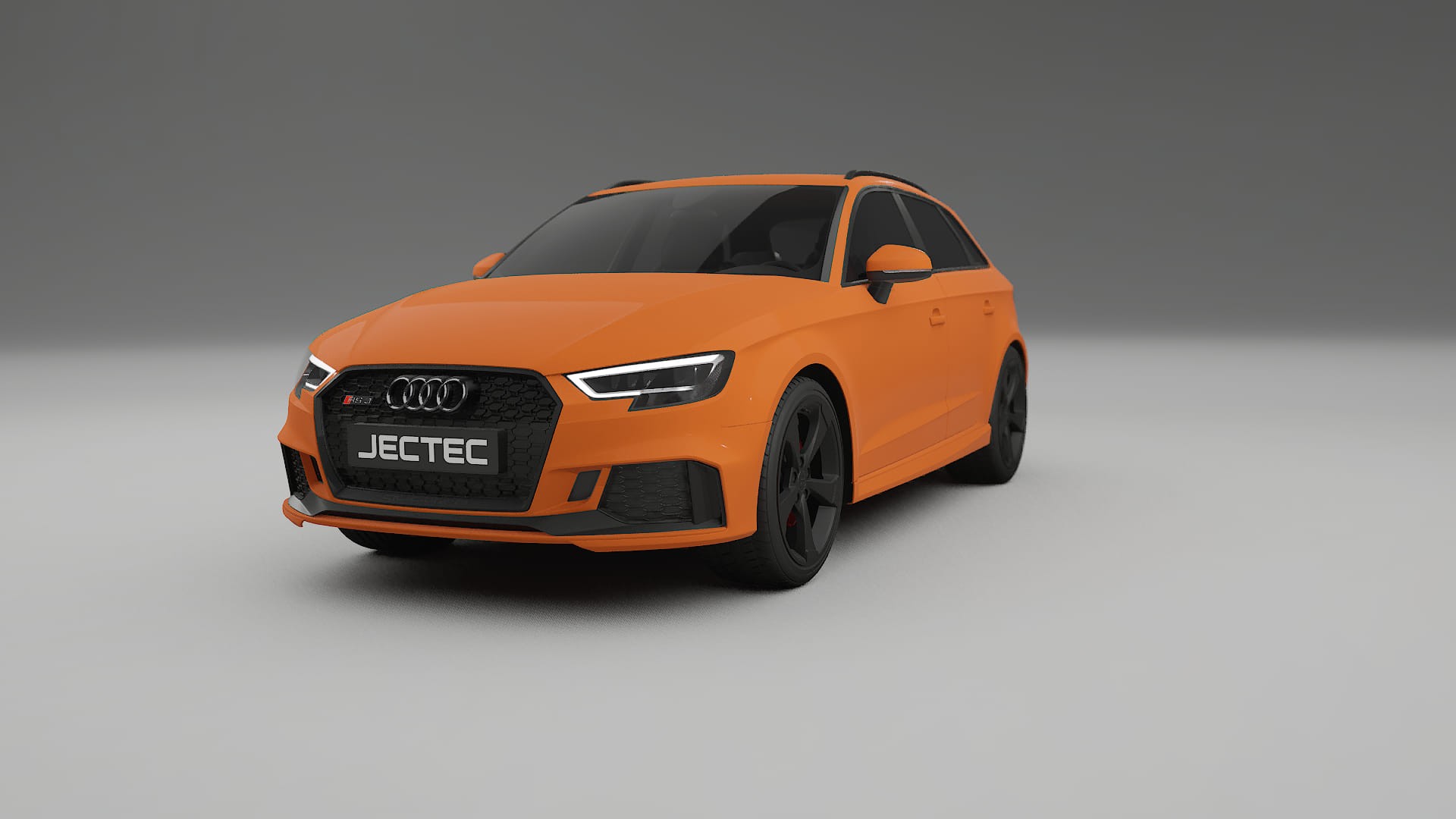 Audi RS3 Sportback 8V facelift LCI TPU Lackskyddsfilm | ROCKET Färgskiftande PPF – Komplett Förskuret Kit