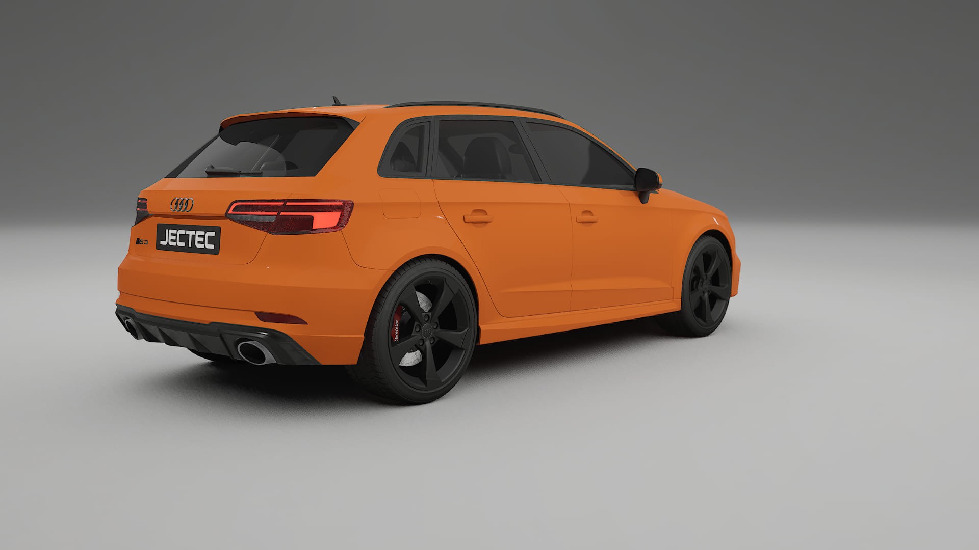 Audi RS3 Sportback 8V facelift LCI TPU Lackskyddsfilm | ROCKET Färgskiftande PPF – Komplett Förskuret Kit