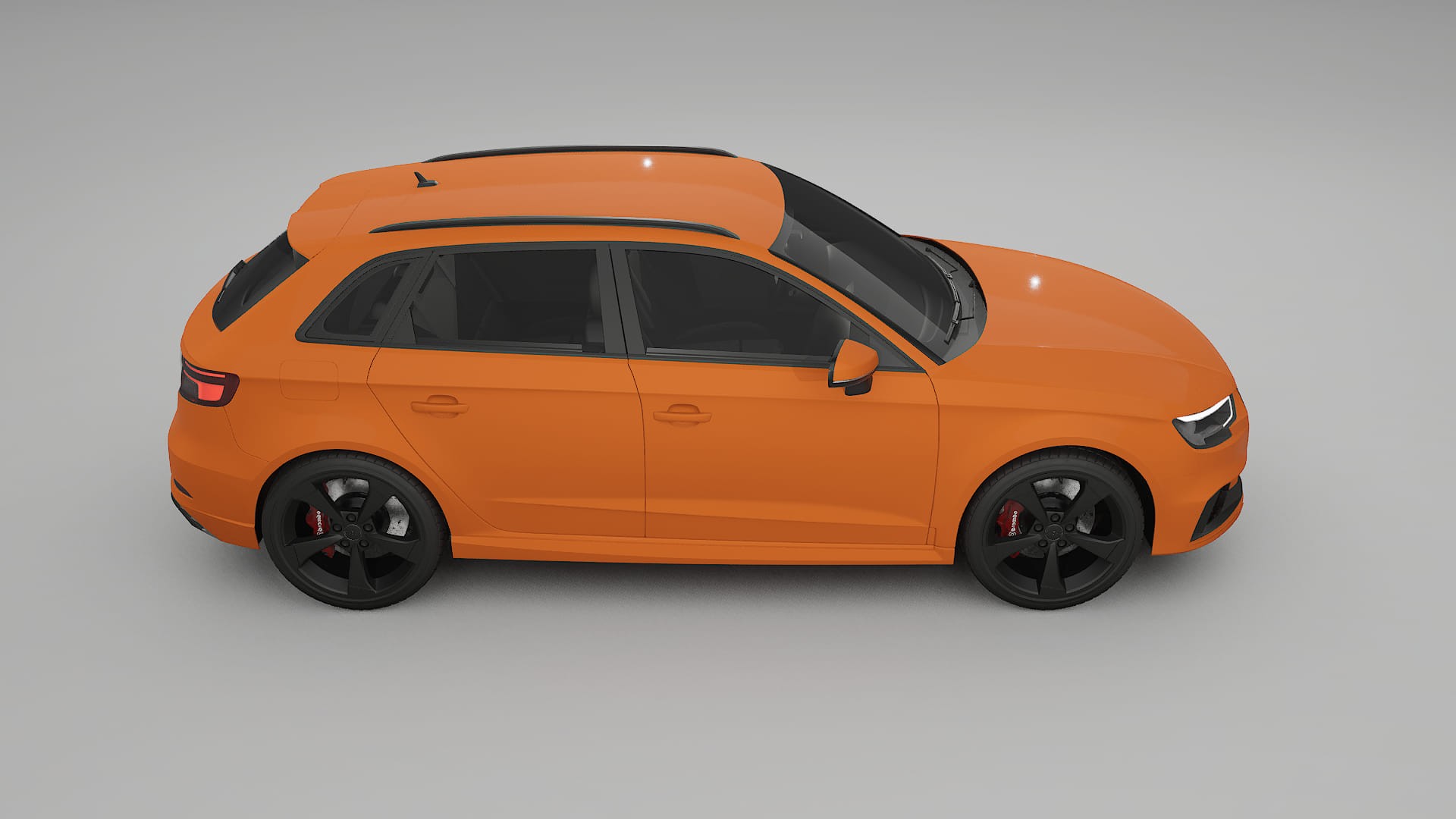 Audi RS3 Sportback 8V facelift LCI TPU Lackskyddsfilm | ROCKET Färgskiftande PPF – Komplett Förskuret Kit