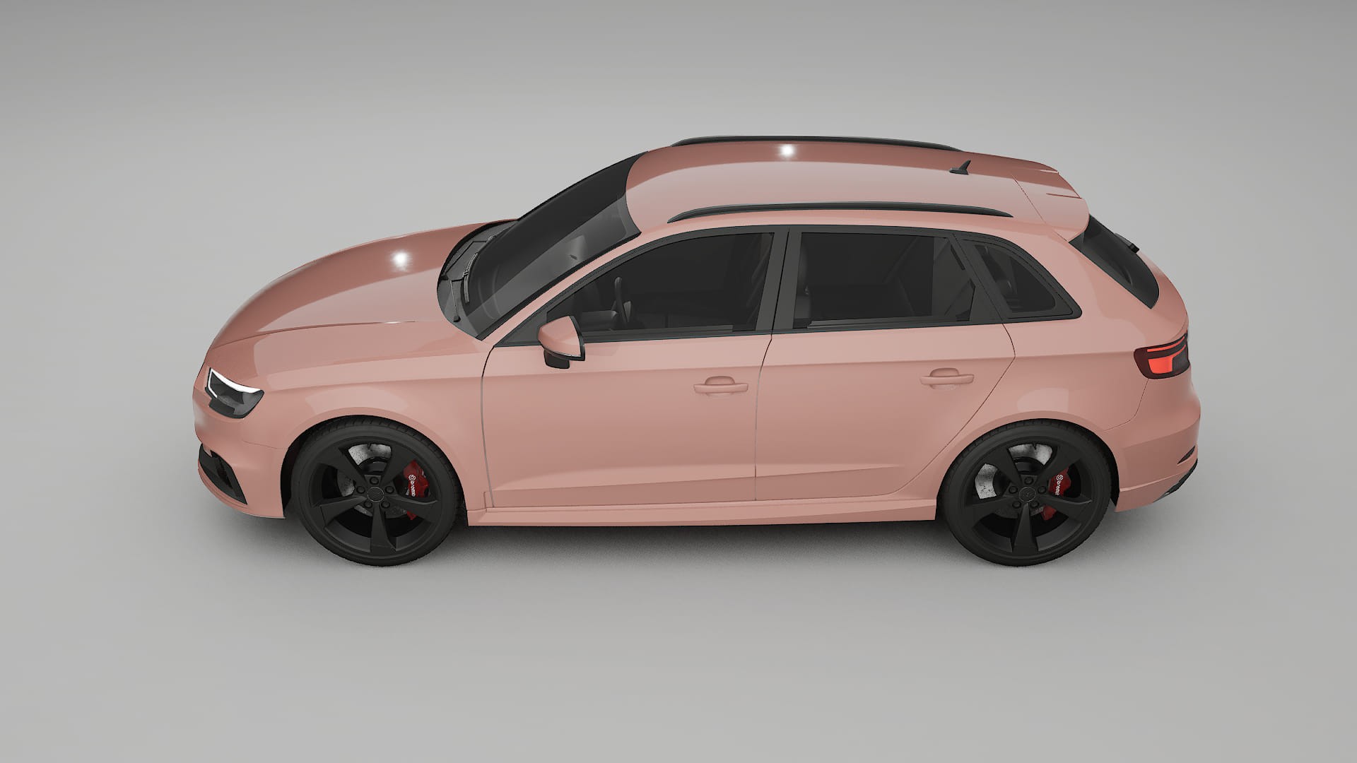 Audi RS3 Sportback 8V facelift LCI TPU Lackskyddsfilm | BLUSH Färgskiftande PPF – Komplett Förskuret Kit