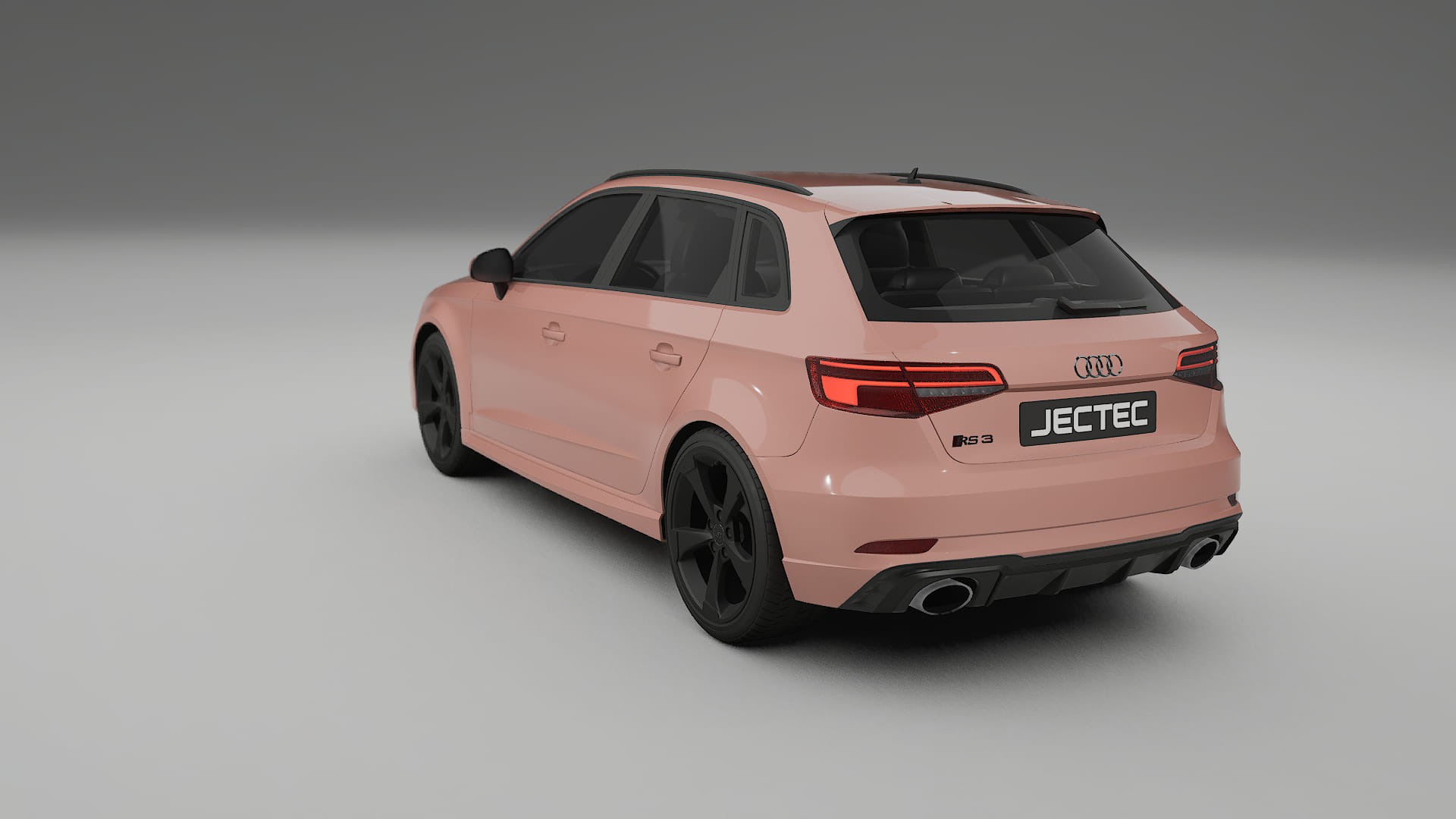 Audi RS3 Sportback 8V facelift LCI TPU Lackskyddsfilm | BLUSH Färgskiftande PPF – Komplett Förskuret Kit