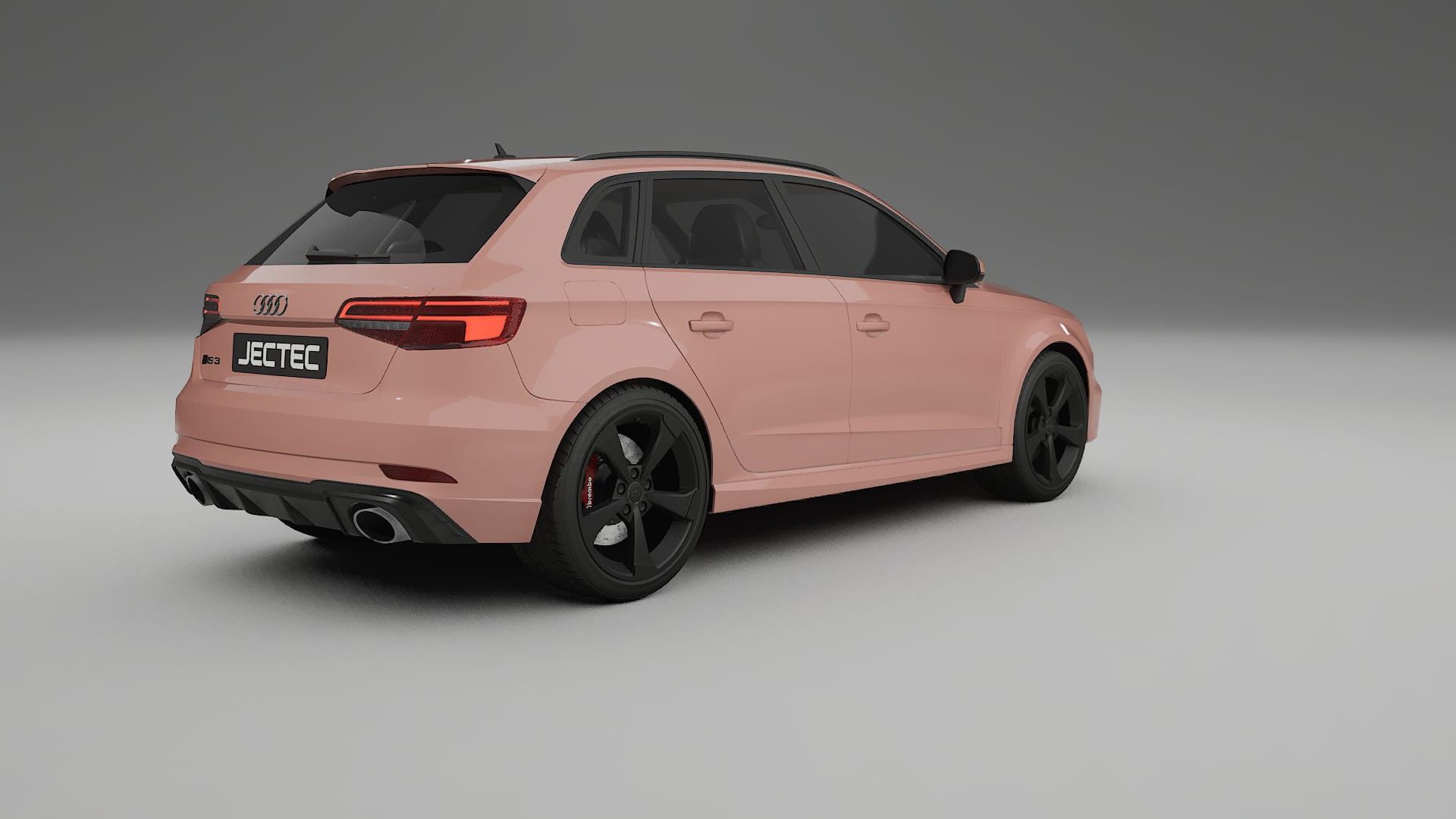 Audi RS3 Sportback 8V facelift LCI TPU Lackskyddsfilm | BLUSH Färgskiftande PPF – Komplett Förskuret Kit