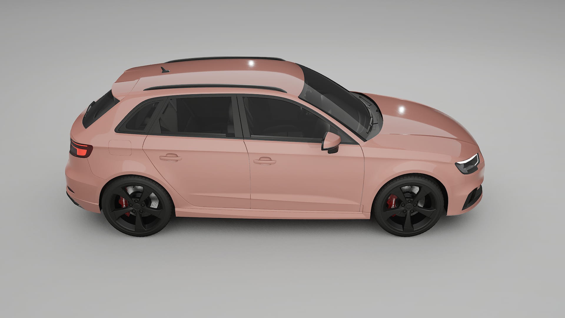 Audi RS3 Sportback 8V facelift LCI TPU Lackskyddsfilm | BLUSH Färgskiftande PPF – Komplett Förskuret Kit
