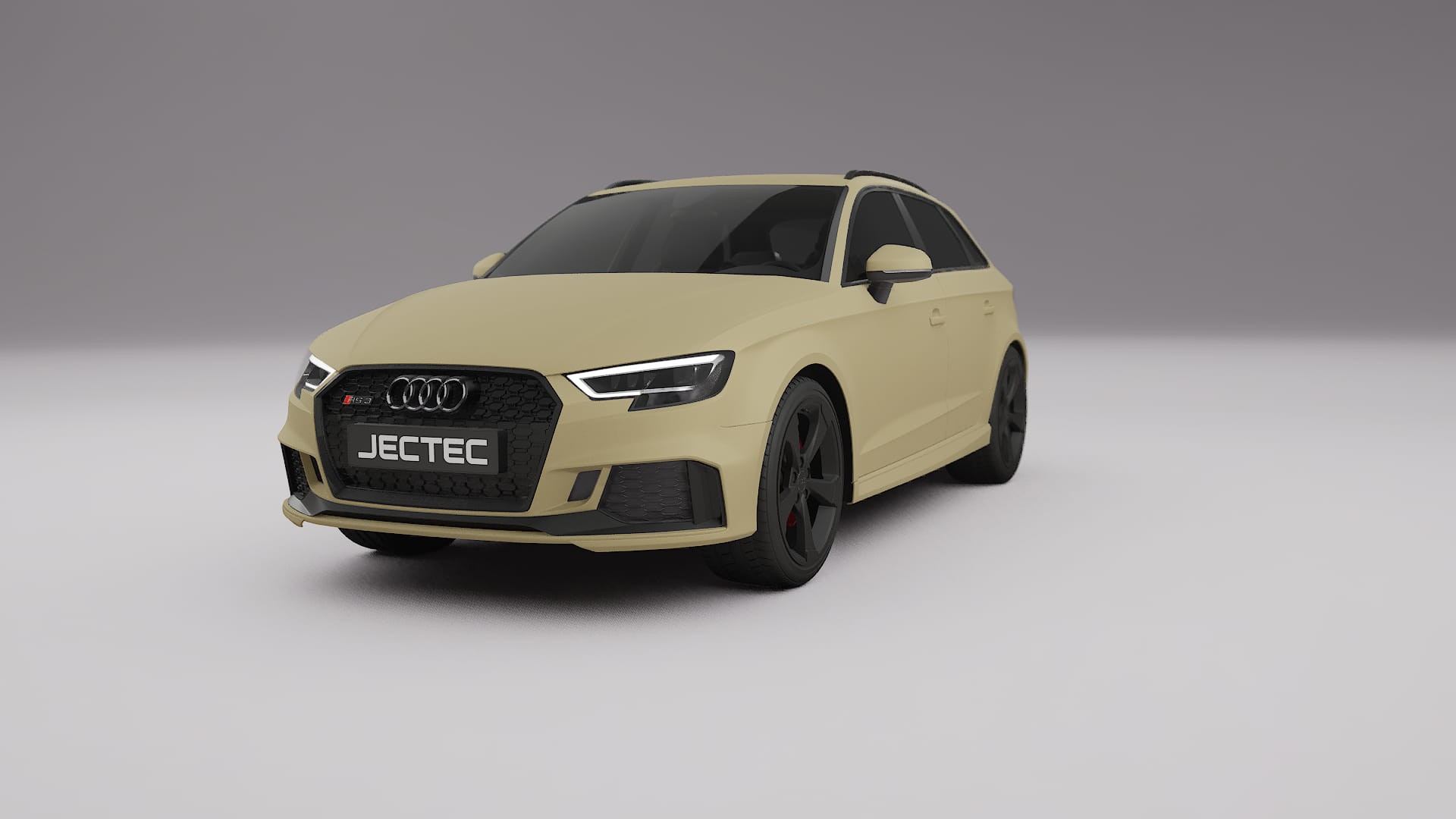 Audi RS3 Sportback 8V facelift LCI TPU Lackskyddsfilm | SAND Färgskiftande PPF – Komplett Förskuret Kit