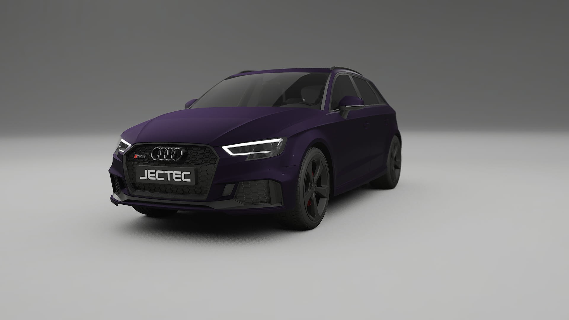 Audi RS3 Sportback 8V facelift LCI TPU Lackskyddsfilm | VIOLET Färgskiftande PPF – Komplett Förskuret Kit