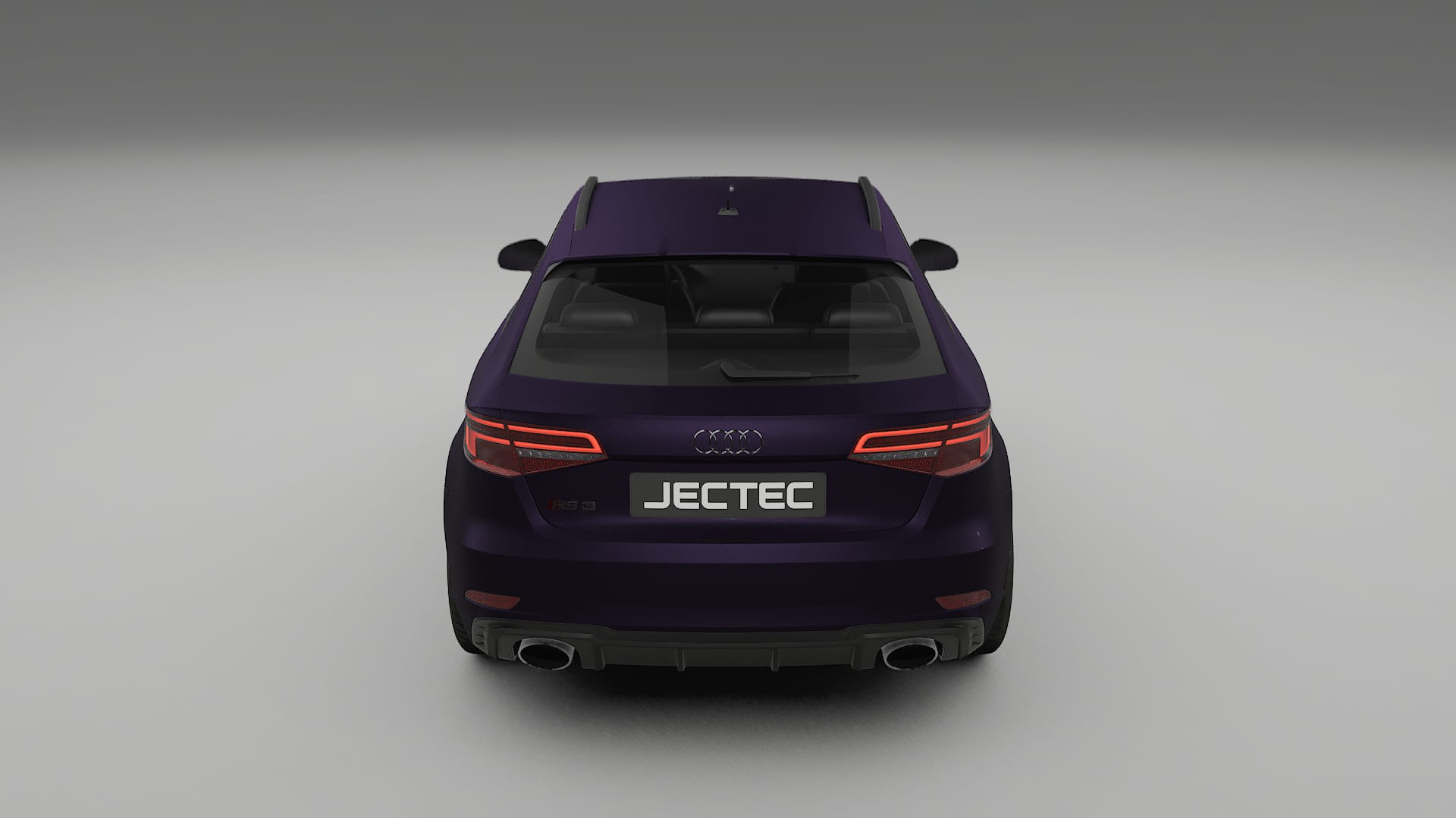 Audi RS3 Sportback 8V facelift LCI TPU Lackskyddsfilm | VIOLET Färgskiftande PPF – Komplett Förskuret Kit