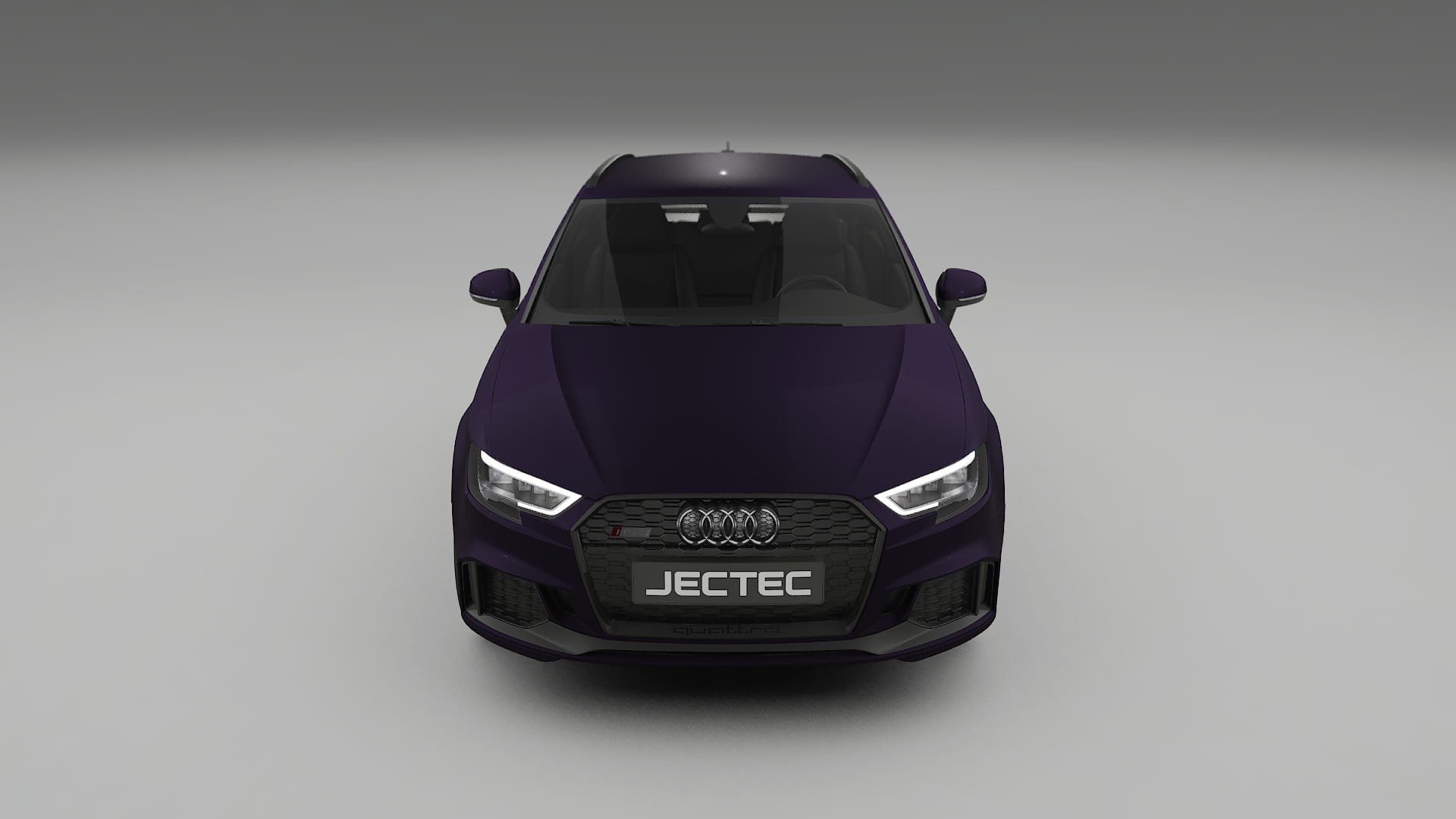 Audi RS3 Sportback 8V facelift LCI TPU Lackskyddsfilm | VIOLET Färgskiftande PPF – Komplett Förskuret Kit