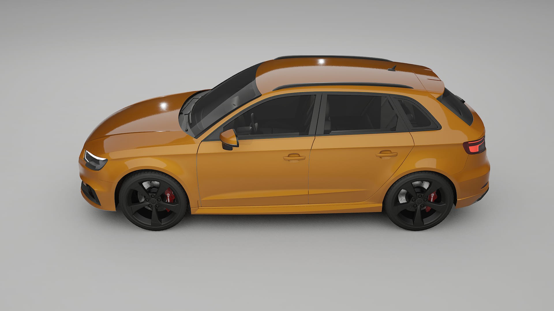 Audi RS3 Sportback 8V facelift LCI TPU Lackskyddsfilm | DAISY Färgskiftande PPF – Komplett Förskuret Kit