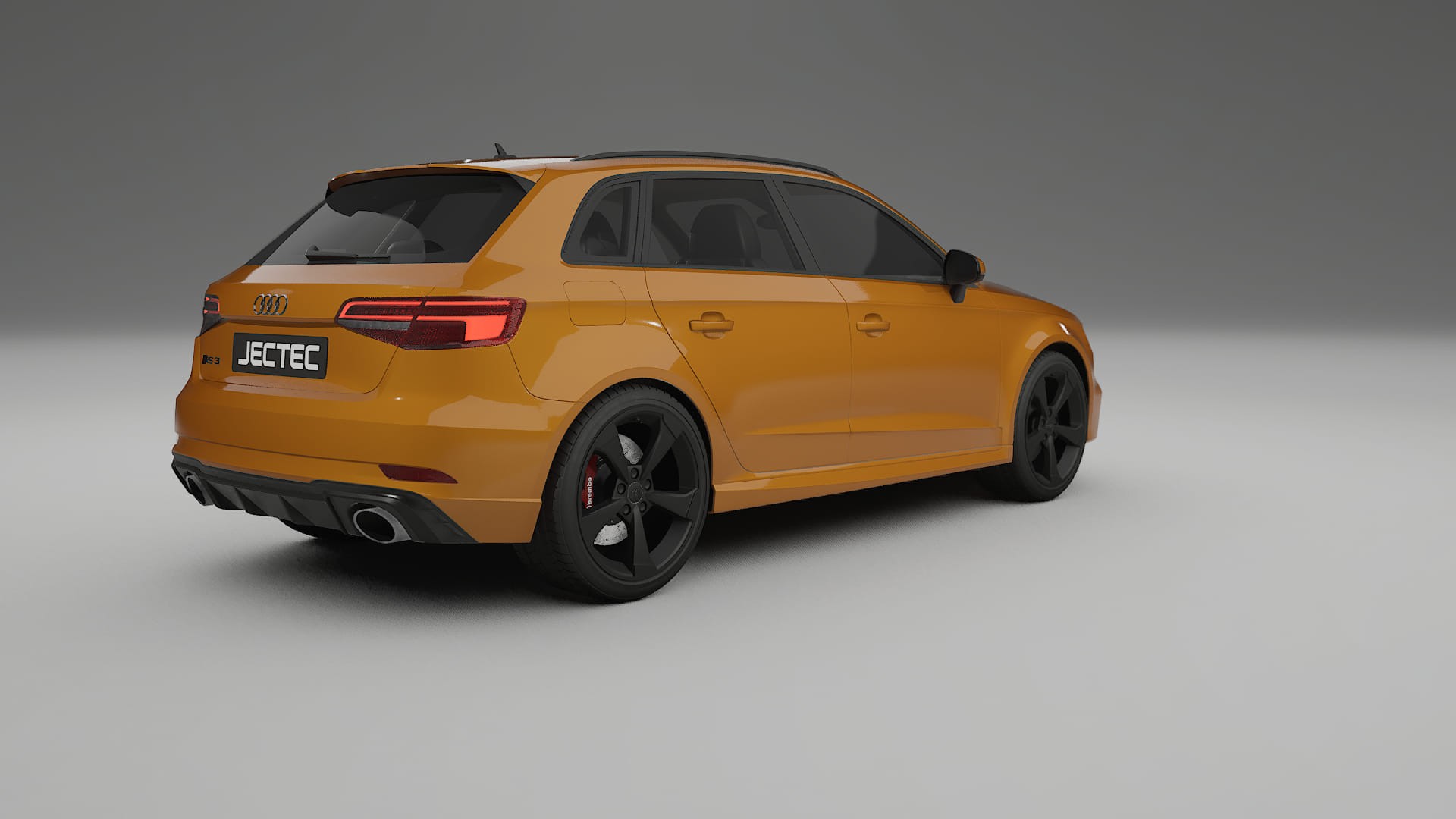Audi RS3 Sportback 8V facelift LCI TPU Lackskyddsfilm | DAISY Färgskiftande PPF – Komplett Förskuret Kit