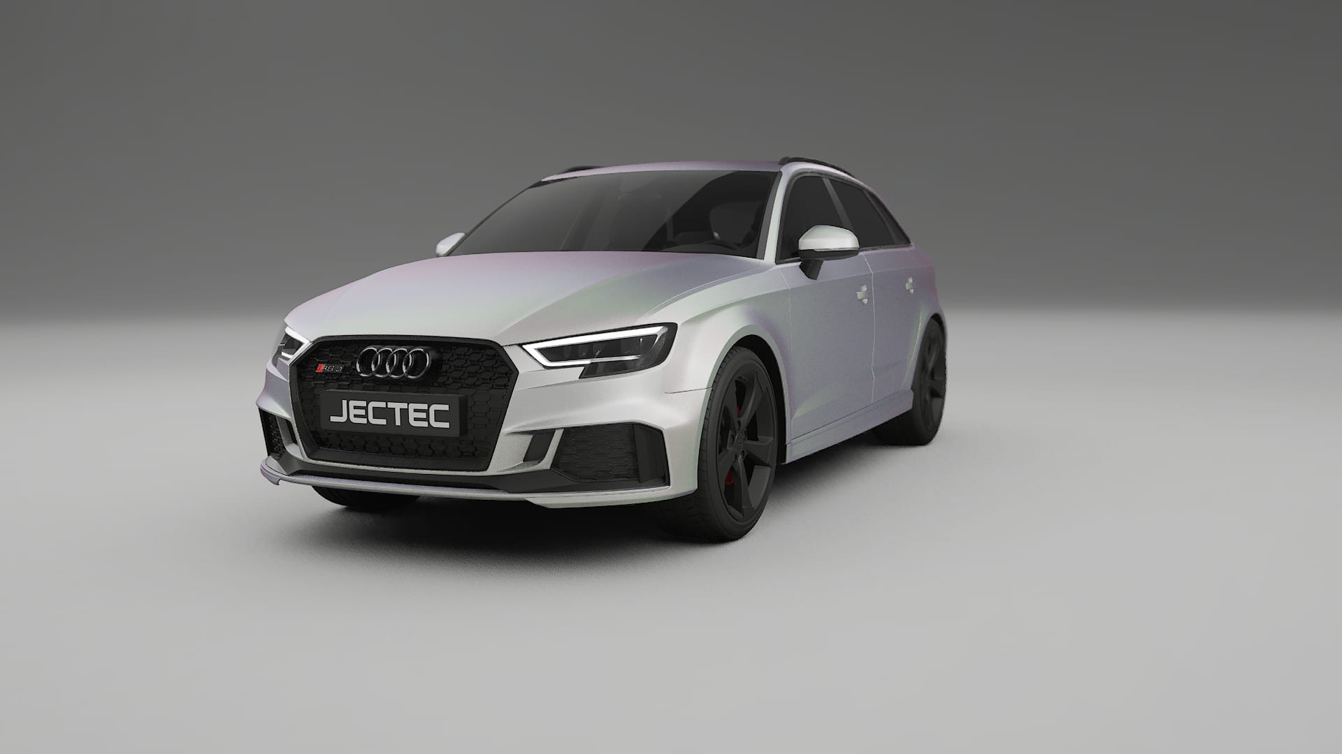Audi RS3 Sportback 8V facelift LCI TPU Lackskyddsfilm | NEBULA Färgskiftande PPF – Komplett Förskuret Kit