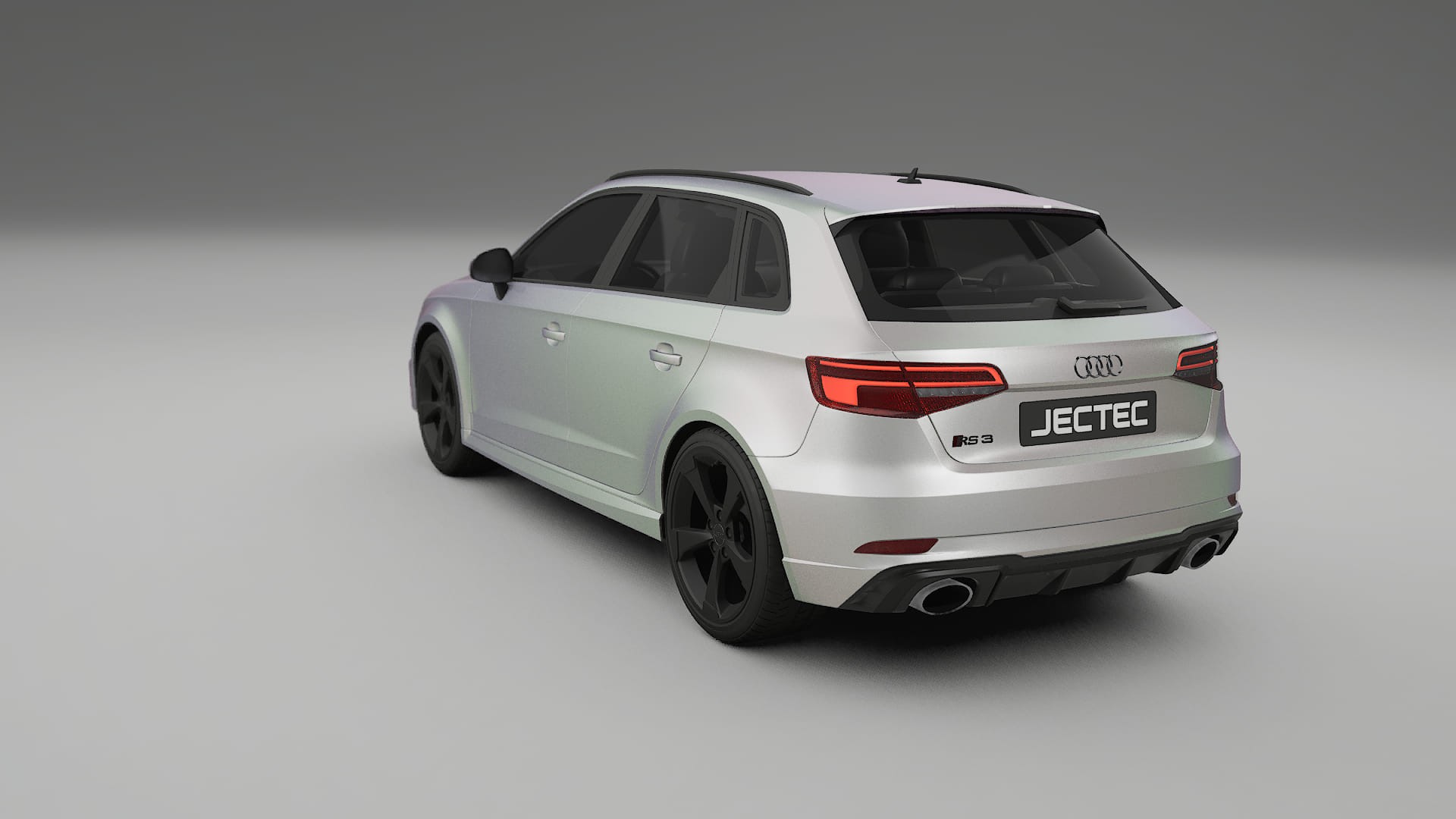 Audi RS3 Sportback 8V facelift LCI TPU Lackskyddsfilm | NEBULA Färgskiftande PPF – Komplett Förskuret Kit