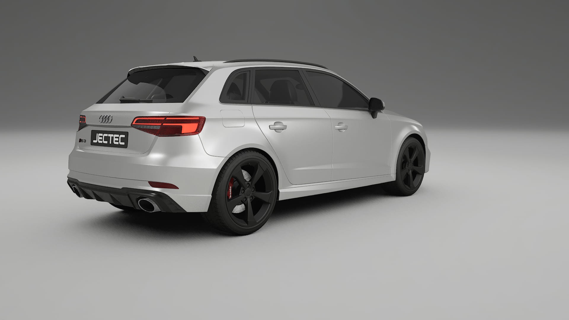 Audi RS3 Sportback 8V facelift LCI TPU Lackskyddsfilm | OPAL Färgskiftande PPF – Komplett Förskuret Kit