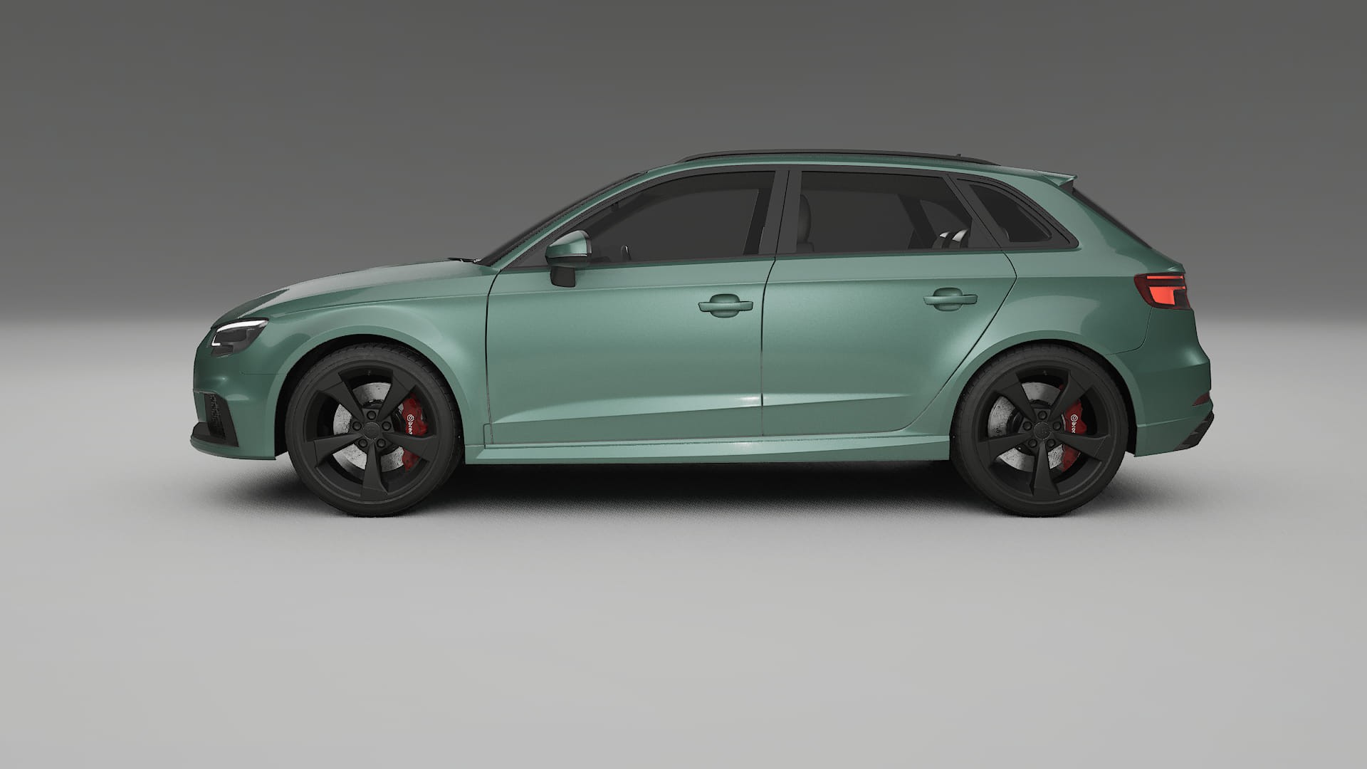 Audi RS3 Sportback 8V facelift LCI TPU Lackskyddsfilm | EVERGREEN Färgskiftande PPF – Komplett Förskuret Kit