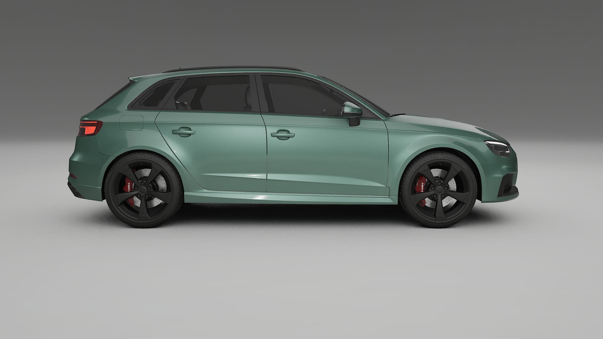 Audi RS3 Sportback 8V facelift LCI TPU Lackskyddsfilm | EVERGREEN Färgskiftande PPF – Komplett Förskuret Kit