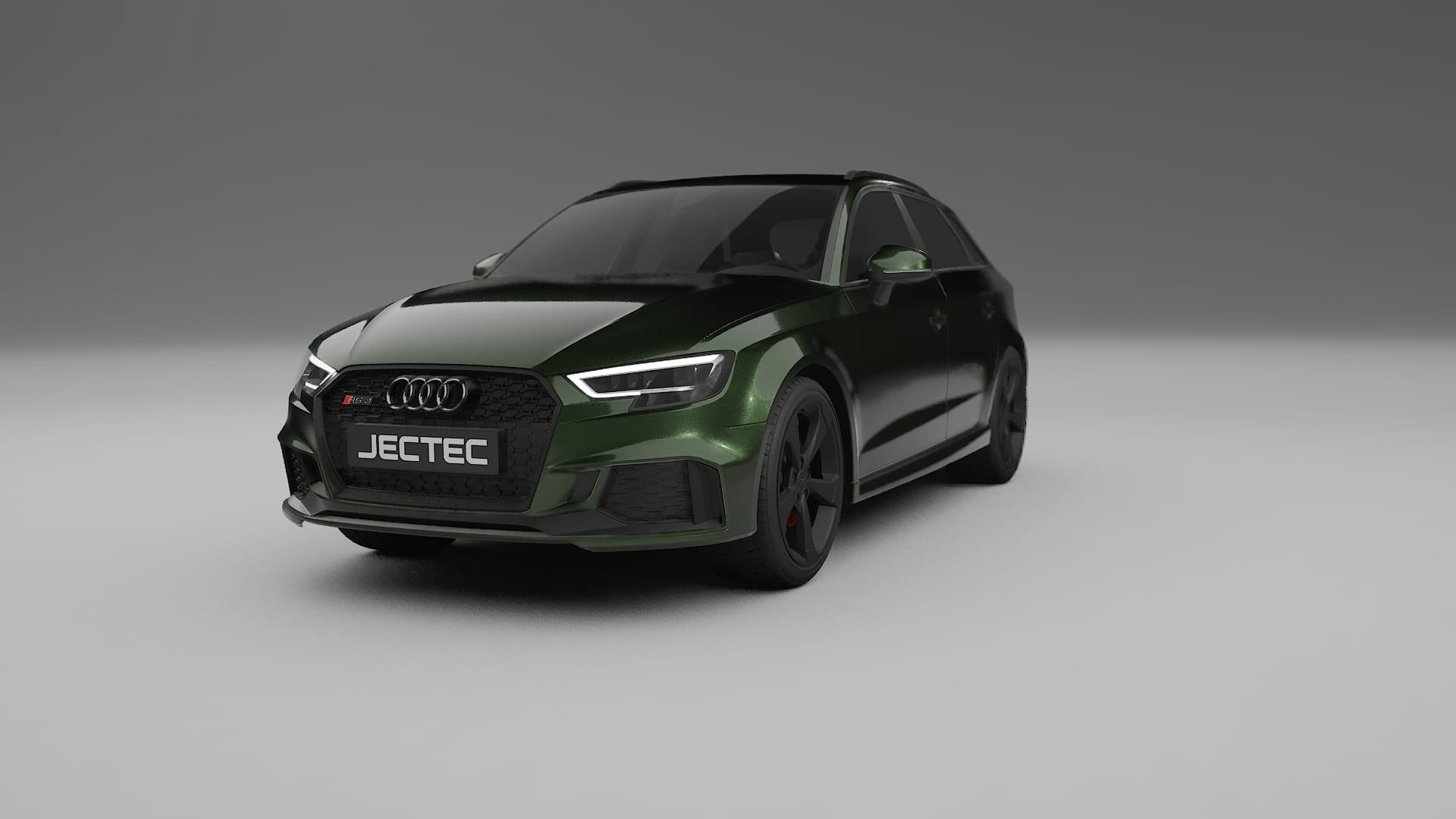 Audi RS3 Sportback 8V facelift LCI TPU Lackskyddsfilm | LAGOON Färgskiftande PPF – Komplett Förskuret Kit
