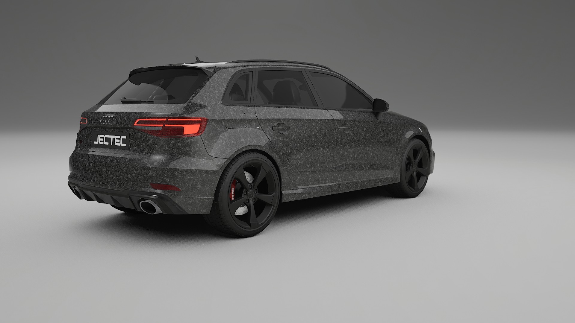 Audi RS3 Sportback 8V facelift LCI TPU Lackskyddsfilm | FORGED S Färgskiftande PPF – Komplett Förskuret Kit