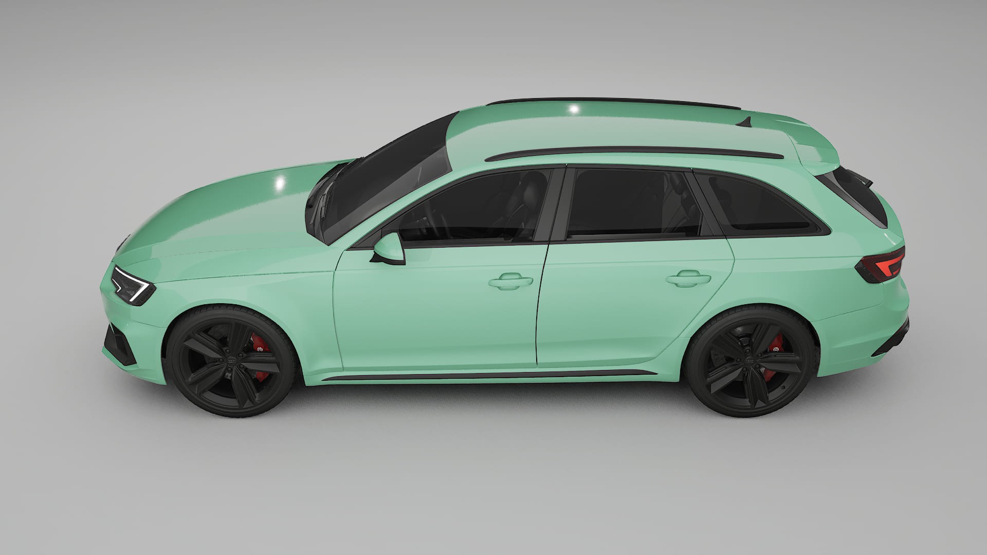 Audi RS4 Avant B9 prefacelift pre LCI TPU Lackskyddsfilm | DUSTY Färgskiftande PPF – Komplett Förskuret Kit