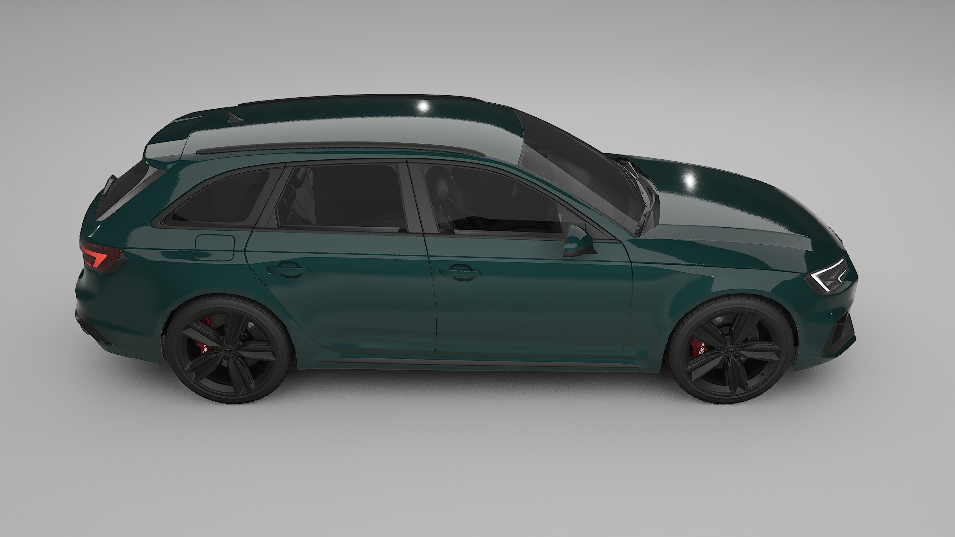 Audi RS4 Avant B9 prefacelift pre LCI TPU Lackskyddsfilm | INFERNO Färgskiftande PPF – Komplett Förskuret Kit