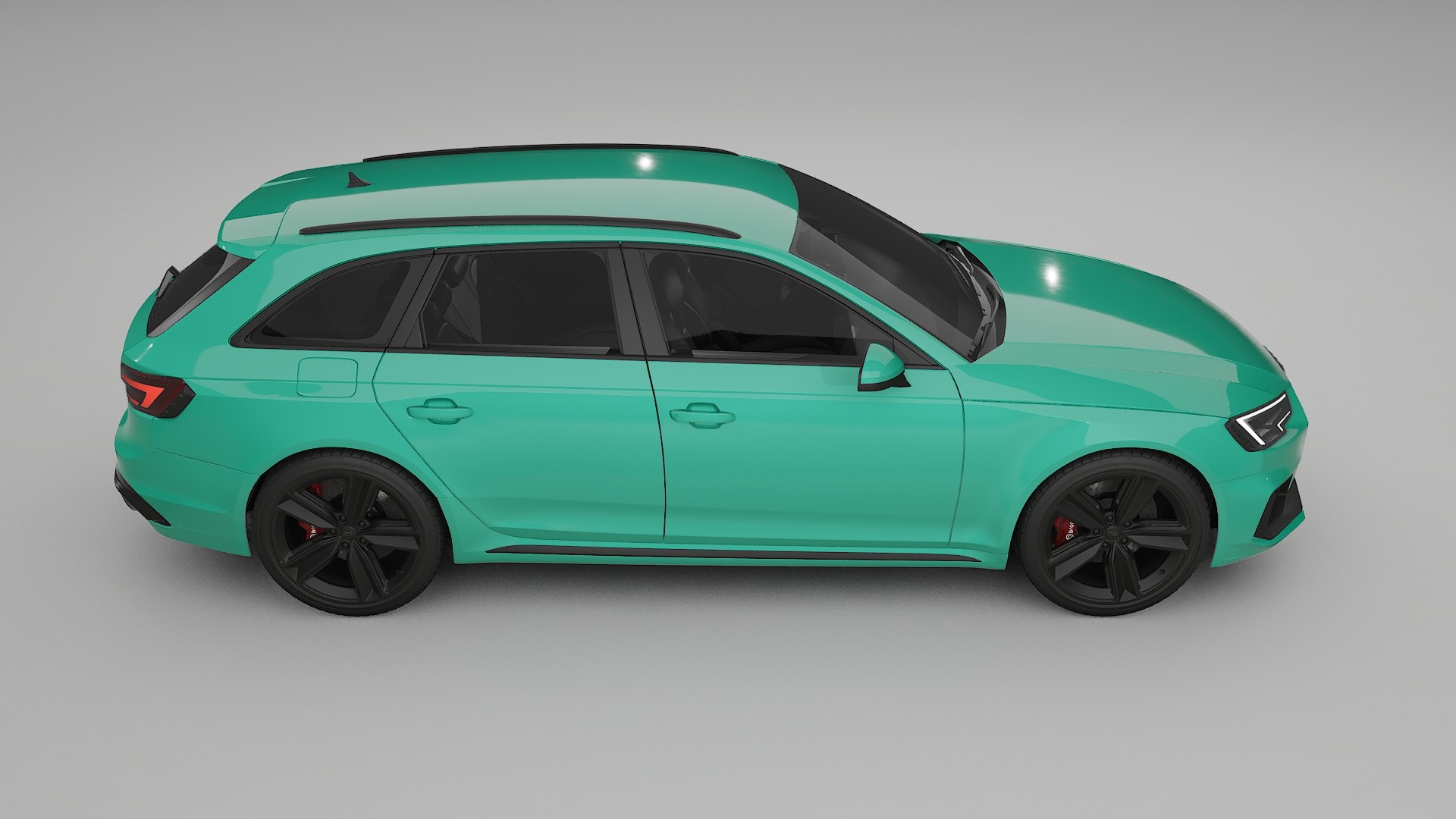 Audi RS4 Avant B9 prefacelift pre LCI TPU Lackskyddsfilm | JEWEL Färgskiftande PPF – Komplett Förskuret Kit