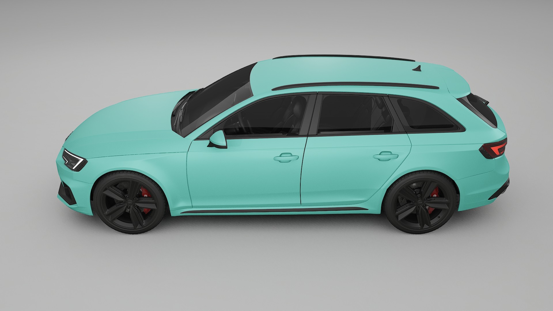 Audi RS4 Avant B9 prefacelift pre LCI TPU Lackskyddsfilm | FROST Färgskiftande PPF – Komplett Förskuret Kit