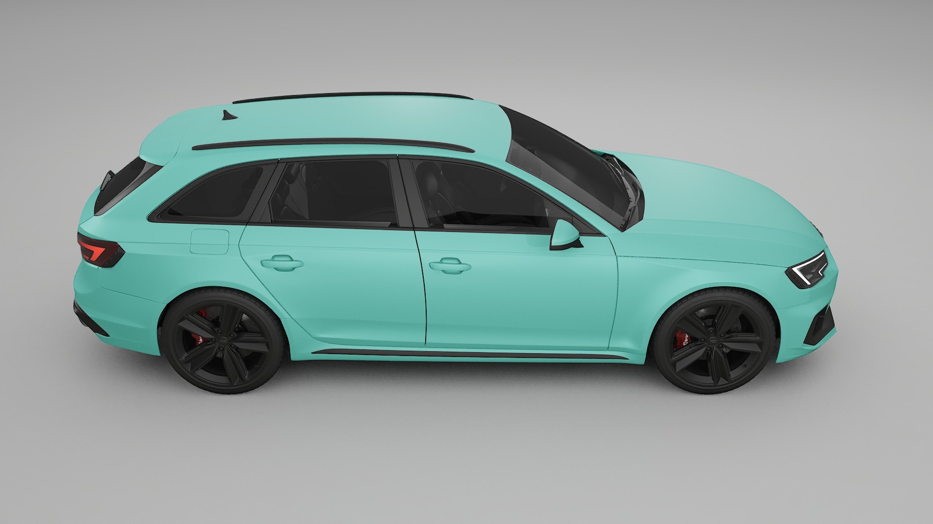 Audi RS4 Avant B9 prefacelift pre LCI TPU Lackskyddsfilm | FROST Färgskiftande PPF – Komplett Förskuret Kit