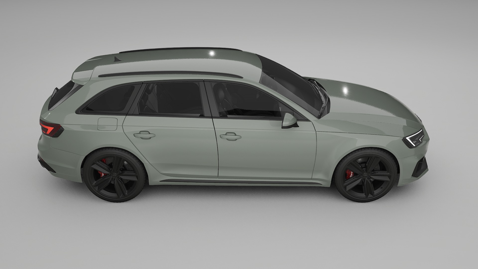Audi RS4 Avant B9 prefacelift pre LCI TPU Lackskyddsfilm | SLATE Färgskiftande PPF – Komplett Förskuret Kit