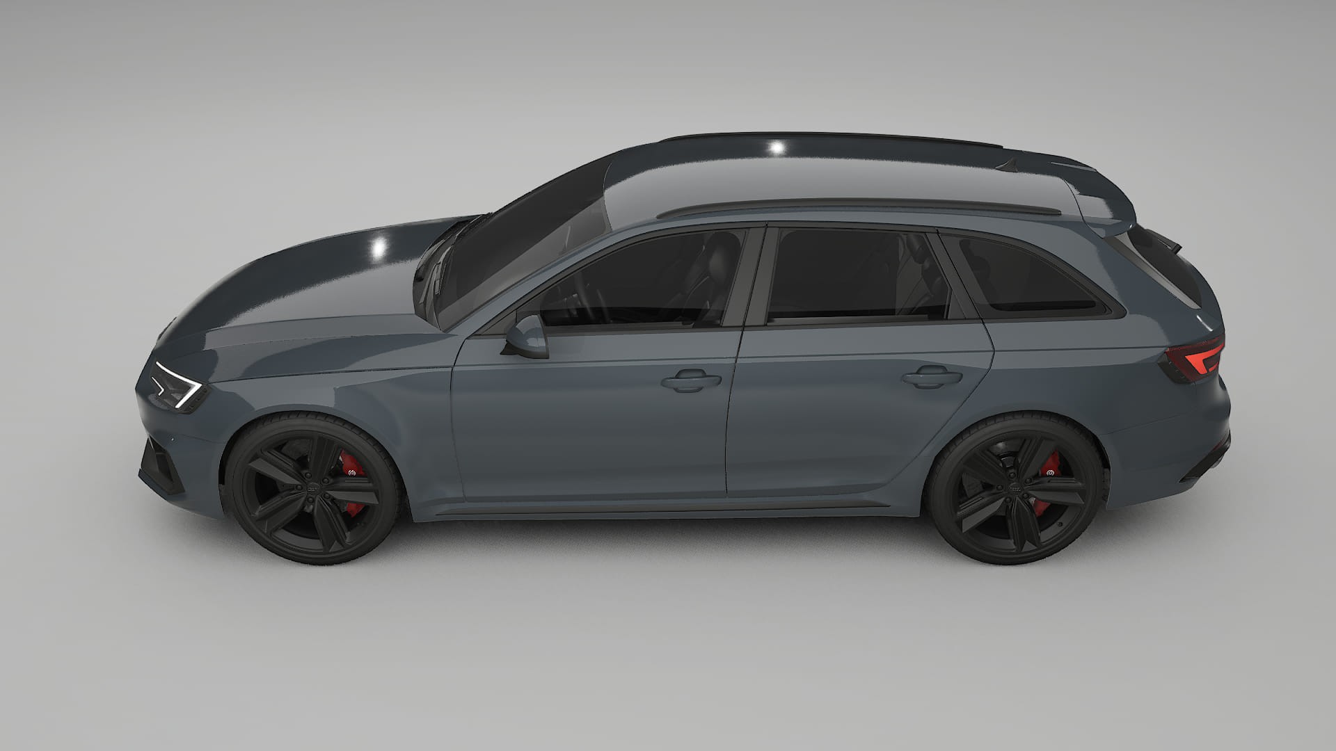 Audi RS4 Avant B9 prefacelift pre LCI TPU Lackskyddsfilm | GRANITE Färgskiftande PPF – Komplett Förskuret Kit