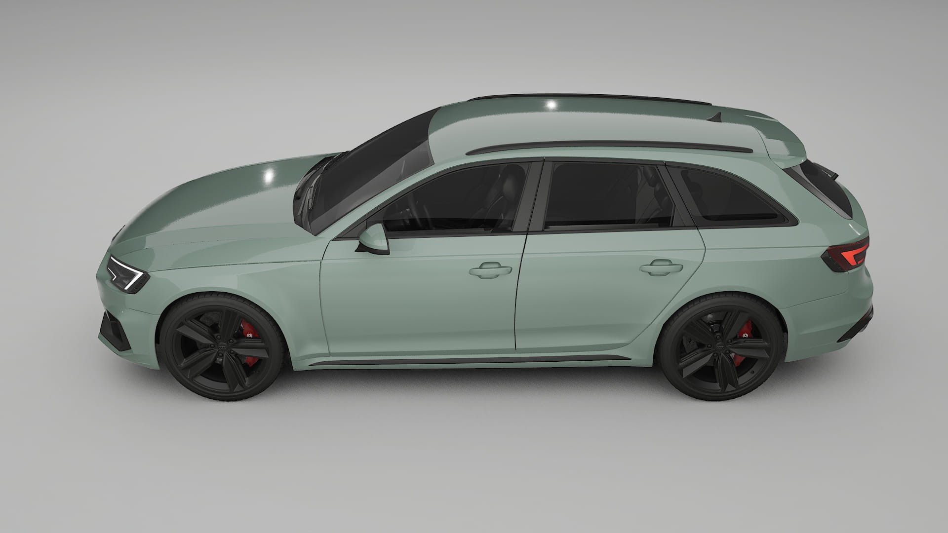 Audi RS4 Avant B9 prefacelift pre LCI TPU Lackskyddsfilm | CINDER Färgskiftande PPF – Komplett Förskuret Kit