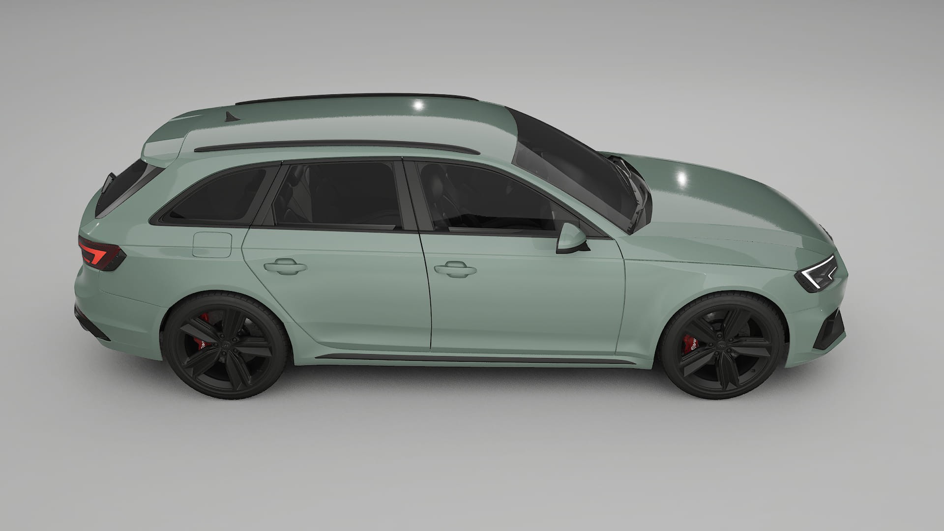 Audi RS4 Avant B9 prefacelift pre LCI TPU Lackskyddsfilm | CINDER Färgskiftande PPF – Komplett Förskuret Kit