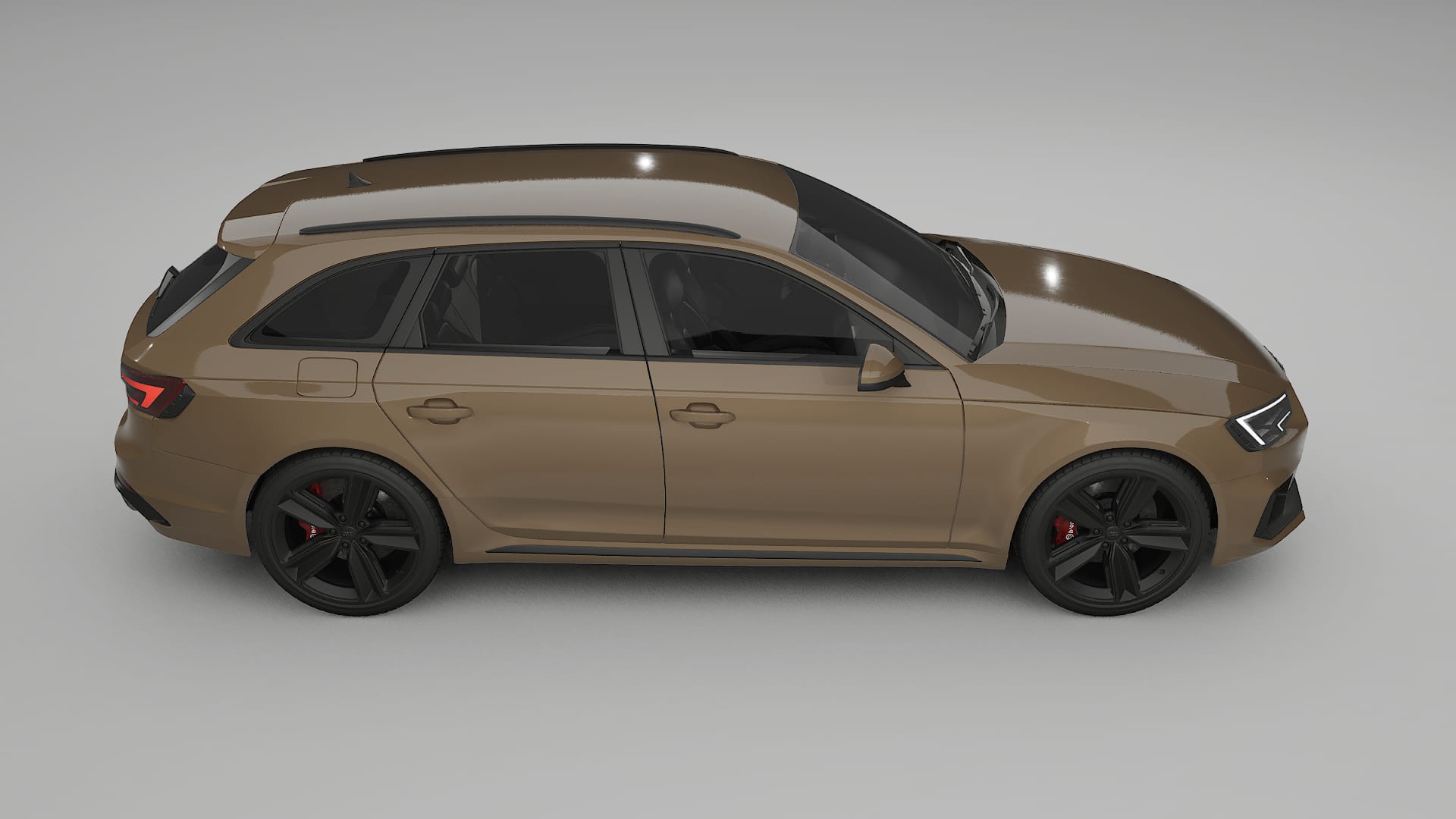 Audi RS4 Avant B9 prefacelift pre LCI TPU Lackskyddsfilm | SAHARA Färgskiftande PPF – Komplett Förskuret Kit