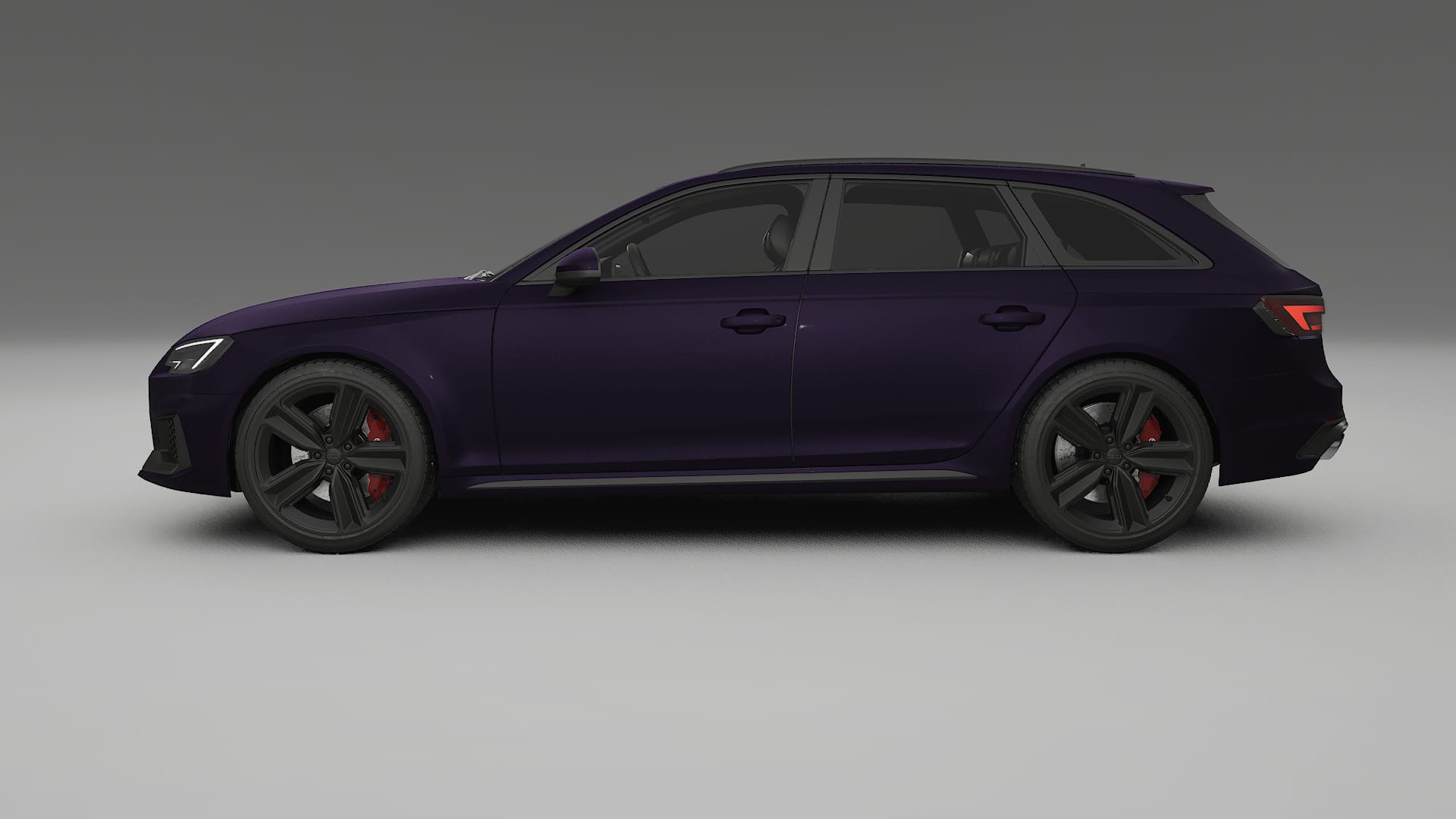 Audi RS4 Avant B9 prefacelift pre LCI TPU Lackskyddsfilm | VIOLET Färgskiftande PPF – Komplett Förskuret Kit