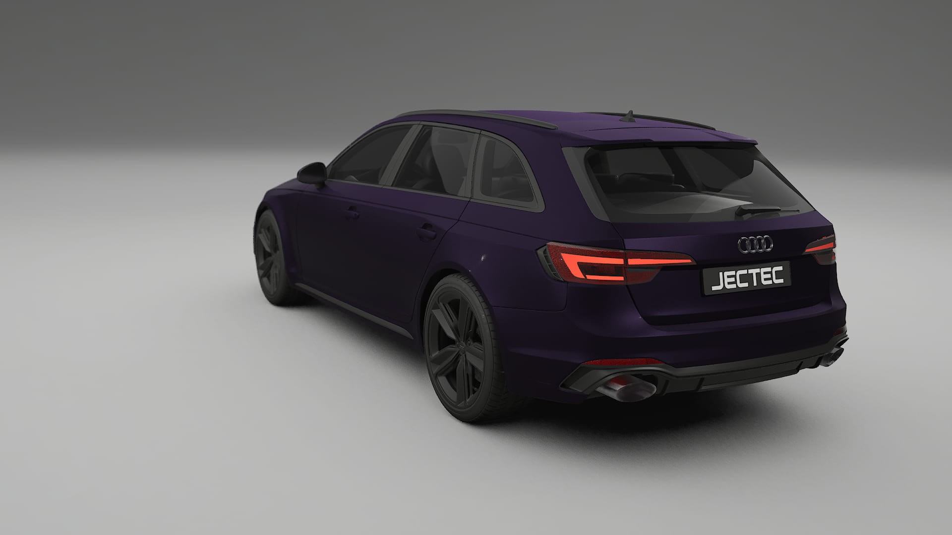 Audi RS4 Avant B9 prefacelift pre LCI TPU Lackskyddsfilm | VIOLET Färgskiftande PPF – Komplett Förskuret Kit