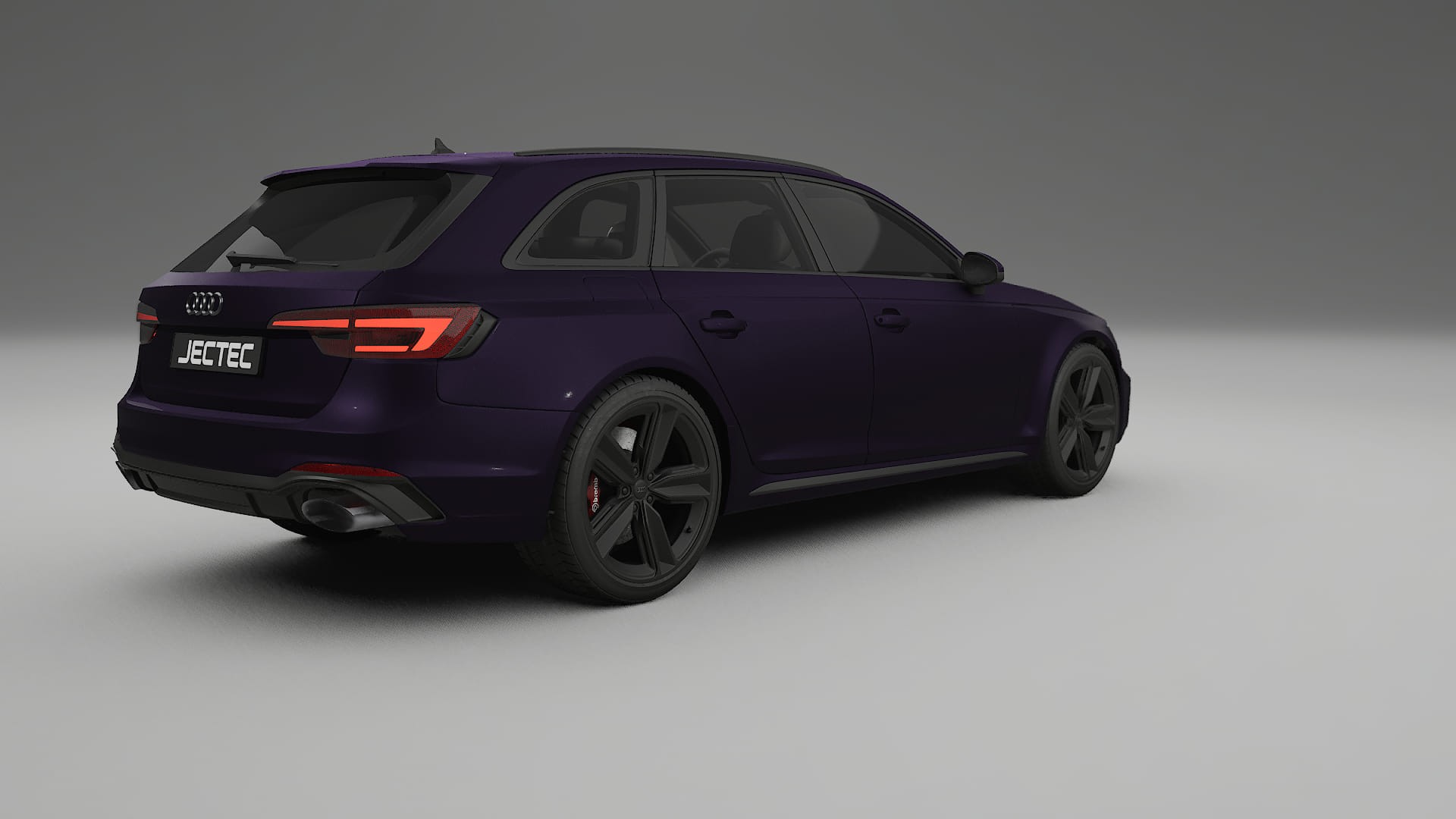 Audi RS4 Avant B9 prefacelift pre LCI TPU Lackskyddsfilm | VIOLET Färgskiftande PPF – Komplett Förskuret Kit