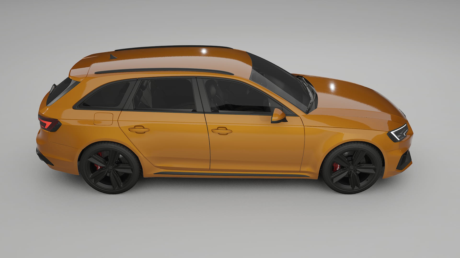 Audi RS4 Avant B9 prefacelift pre LCI TPU Lackskyddsfilm | DAISY Färgskiftande PPF – Komplett Förskuret Kit