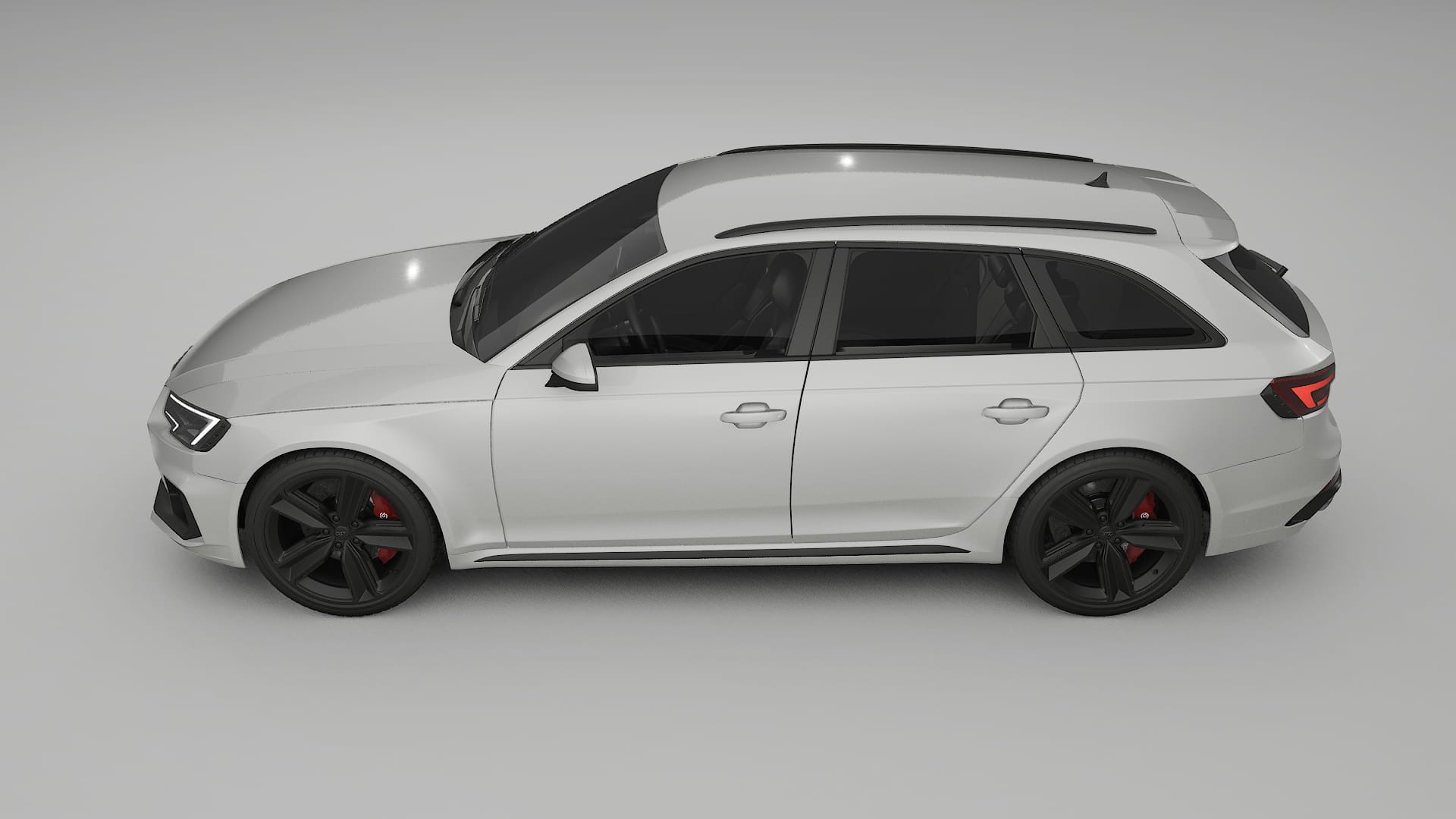 Audi RS4 Avant B9 prefacelift pre LCI TPU Lackskyddsfilm | PEARL Färgskiftande PPF – Komplett Förskuret Kit