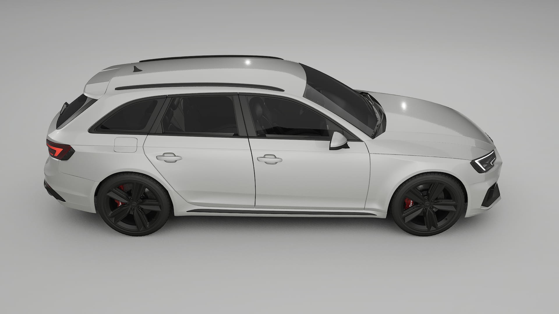 Audi RS4 Avant B9 prefacelift pre LCI TPU Lackskyddsfilm | PEARL Färgskiftande PPF – Komplett Förskuret Kit