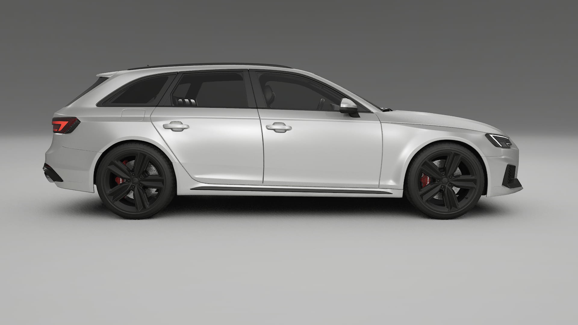 Audi RS4 Avant B9 prefacelift pre LCI TPU Lackskyddsfilm | OPAL Färgskiftande PPF – Komplett Förskuret Kit