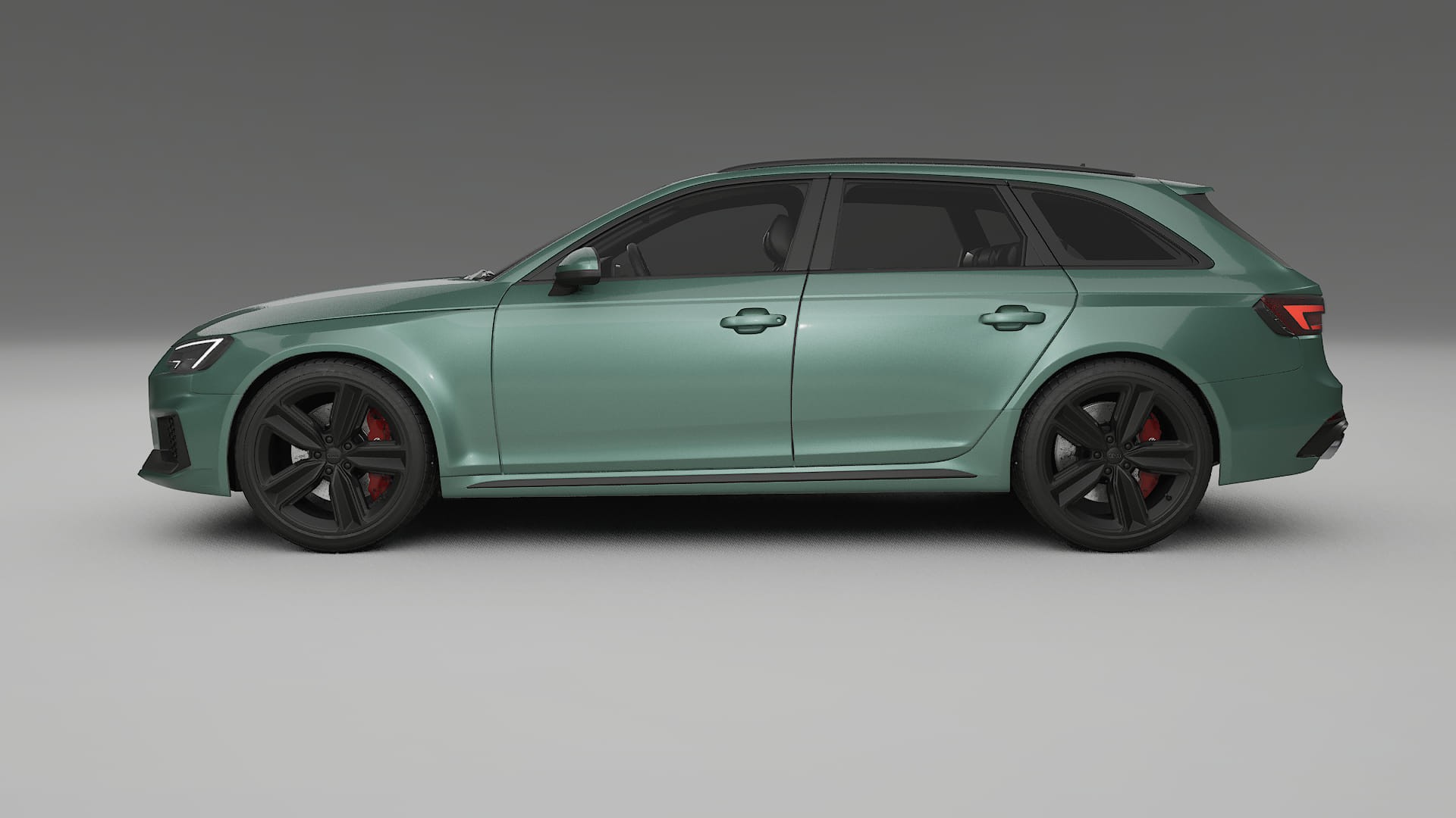 Audi RS4 Avant B9 prefacelift pre LCI TPU Lackskyddsfilm | EVERGREEN Färgskiftande PPF – Komplett Förskuret Kit
