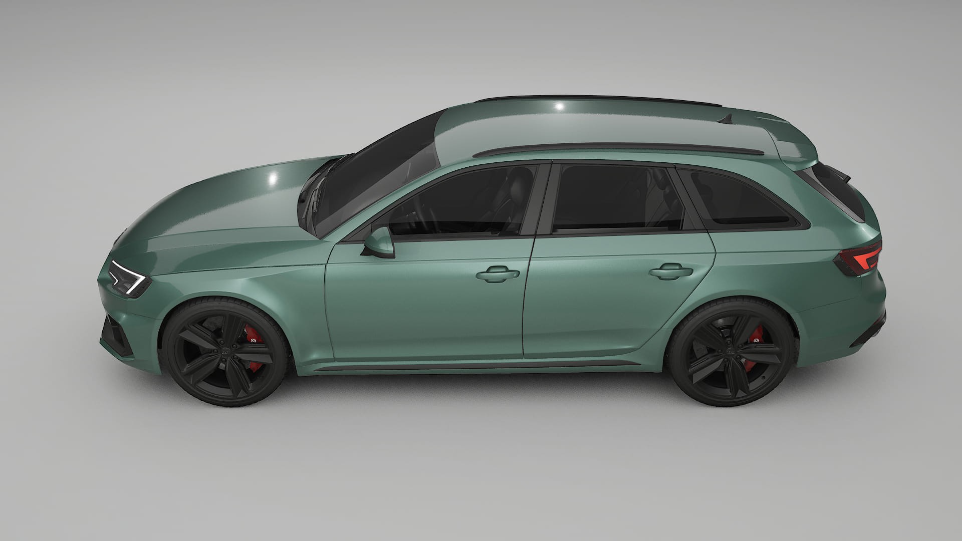 Audi RS4 Avant B9 prefacelift pre LCI TPU Lackskyddsfilm | EVERGREEN Färgskiftande PPF – Komplett Förskuret Kit