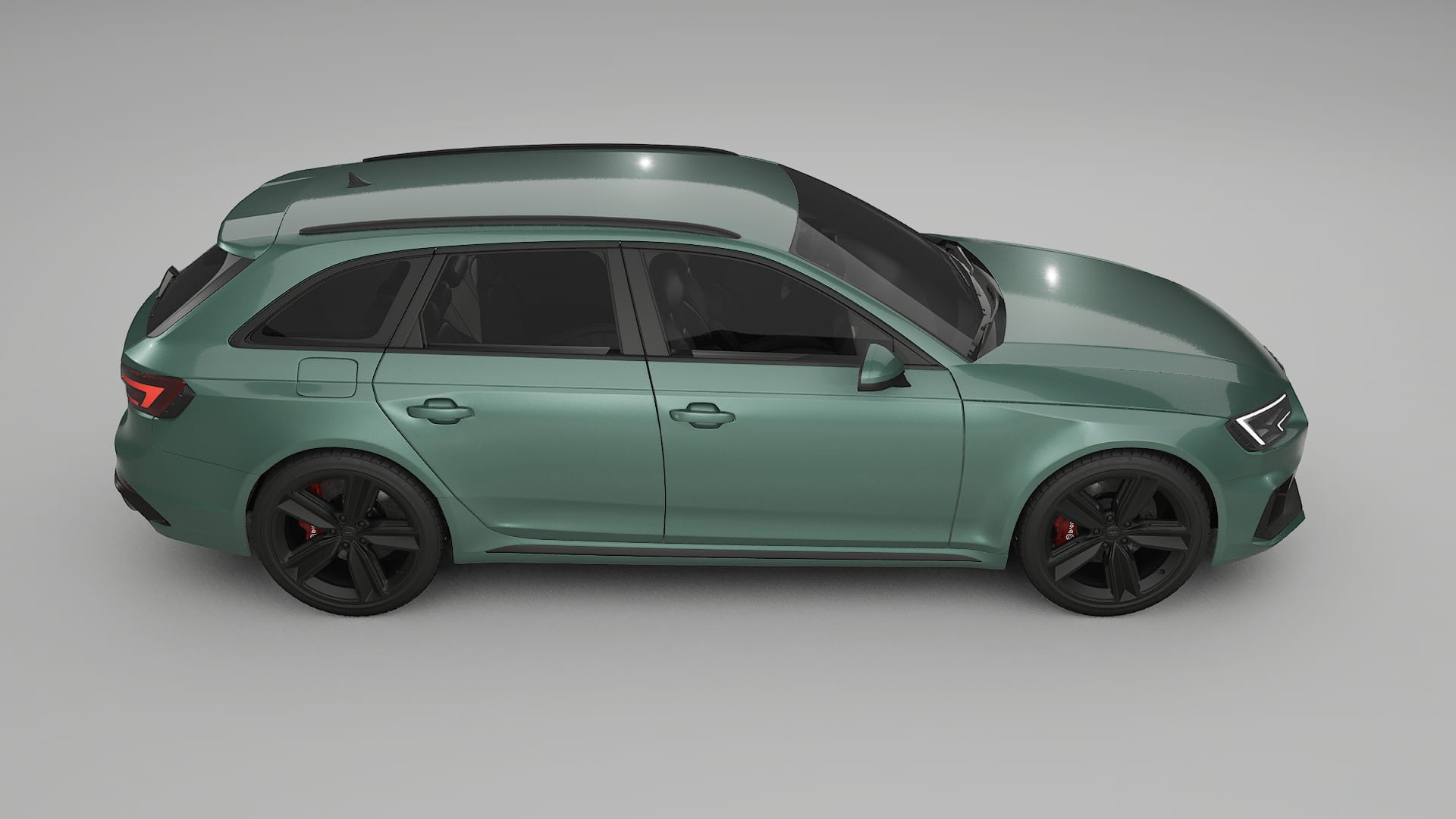 Audi RS4 Avant B9 prefacelift pre LCI TPU Lackskyddsfilm | EVERGREEN Färgskiftande PPF – Komplett Förskuret Kit