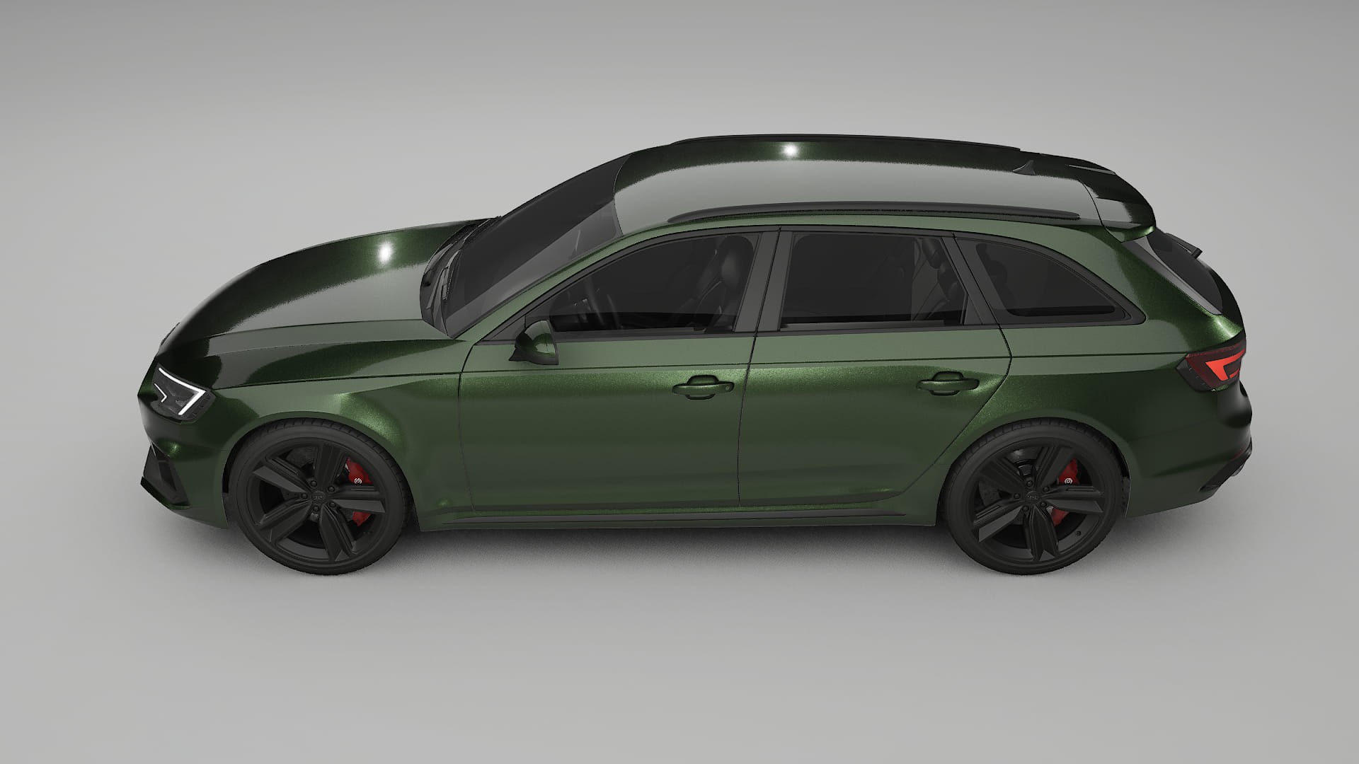 Audi RS4 Avant B9 prefacelift pre LCI TPU Lackskyddsfilm | LAGOON Färgskiftande PPF – Komplett Förskuret Kit