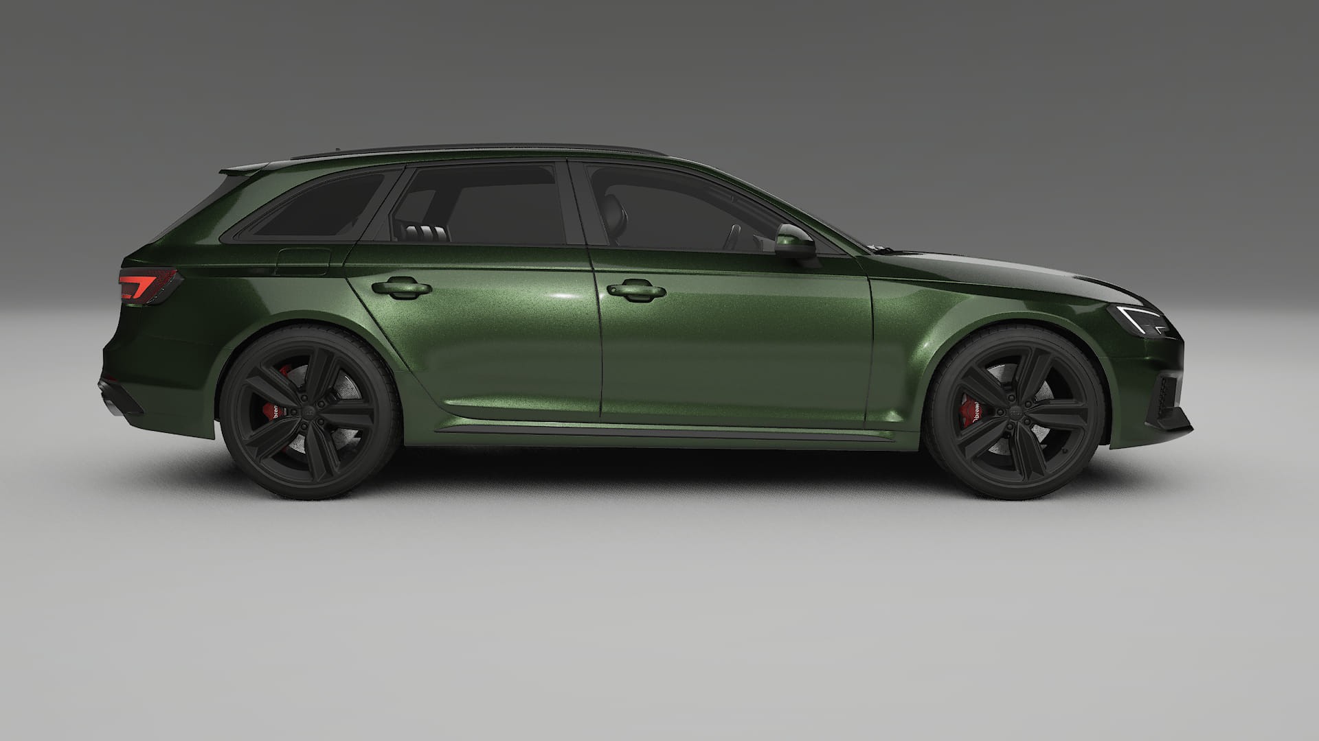 Audi RS4 Avant B9 prefacelift pre LCI TPU Lackskyddsfilm | LAGOON Färgskiftande PPF – Komplett Förskuret Kit