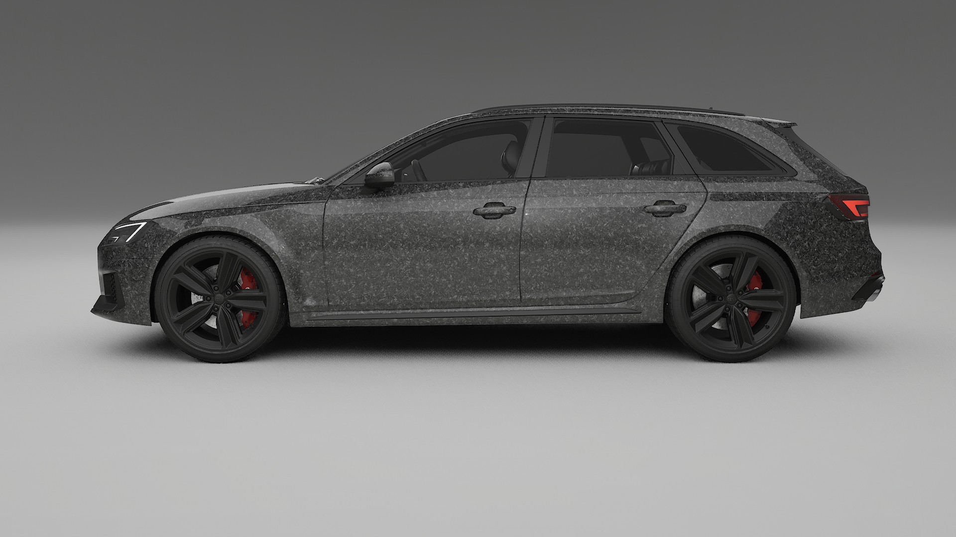 Audi RS4 Avant B9 prefacelift pre LCI TPU Lackskyddsfilm | FORGED S Färgskiftande PPF – Komplett Förskuret Kit