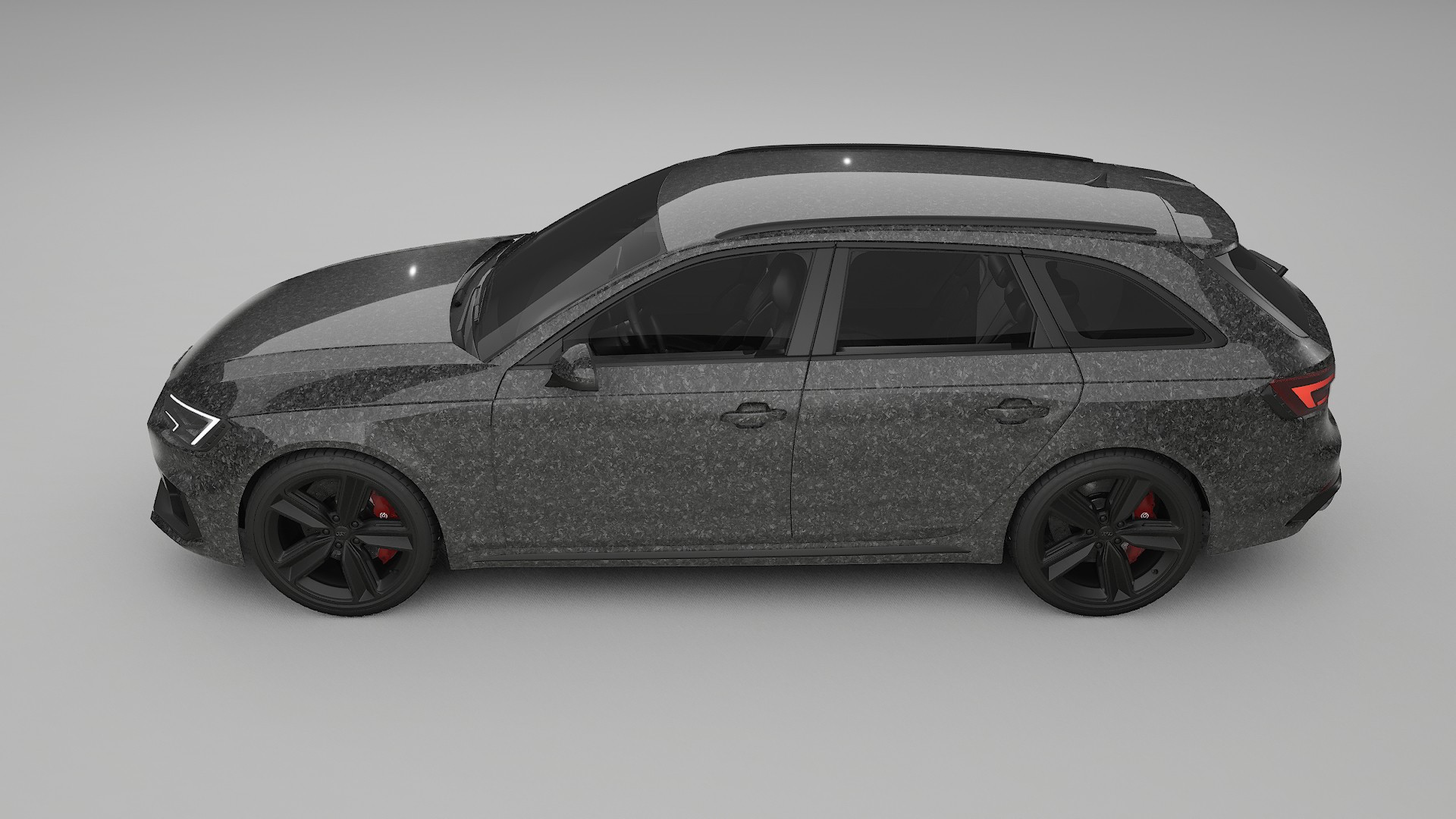 Audi RS4 Avant B9 prefacelift pre LCI TPU Lackskyddsfilm | FORGED S Färgskiftande PPF – Komplett Förskuret Kit