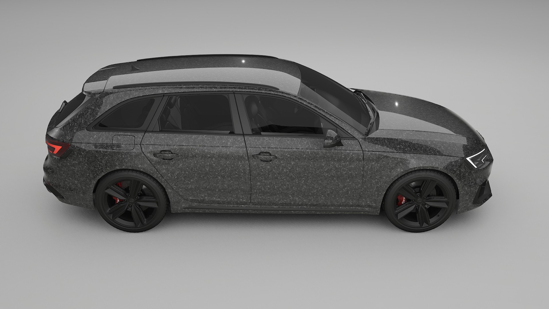 Audi RS4 Avant B9 prefacelift pre LCI TPU Lackskyddsfilm | FORGED S Färgskiftande PPF – Komplett Förskuret Kit