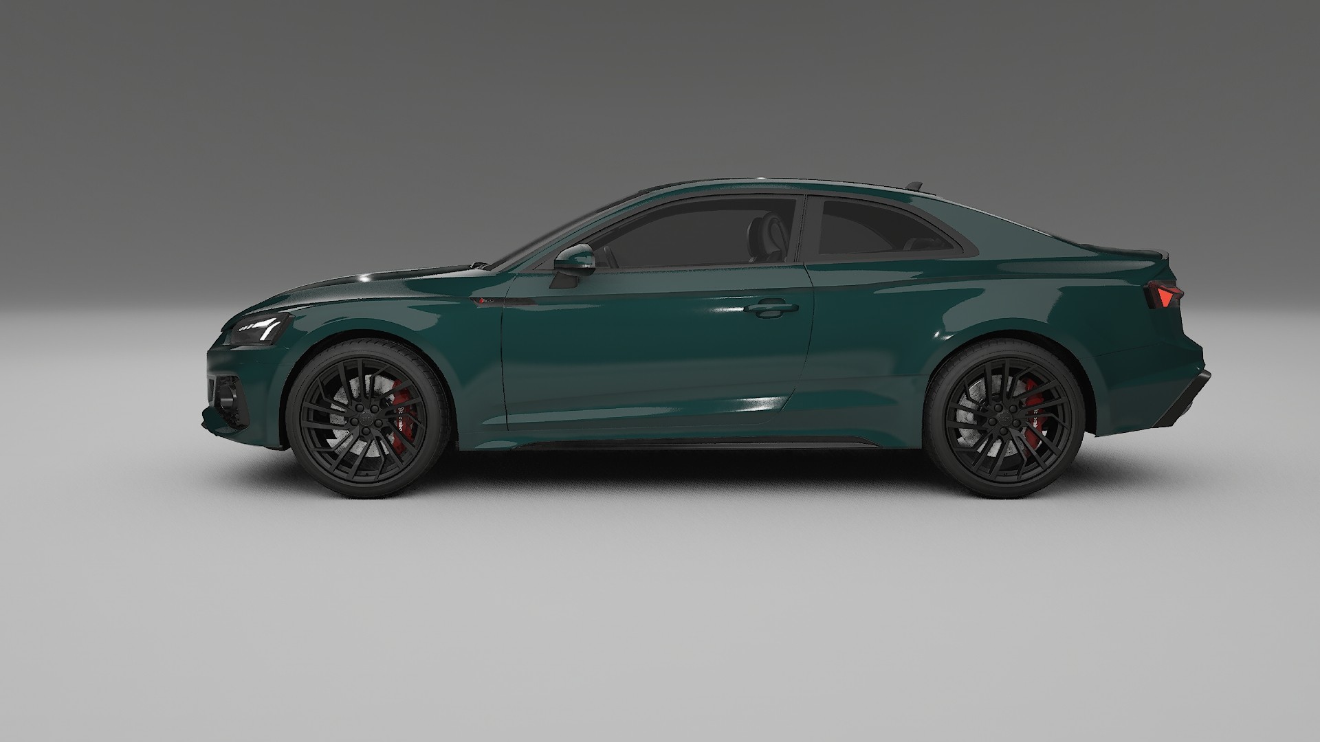 Audi RS5 Coupe B9 facelift pre LCI TPU Lackskyddsfilm | INFERNO Färgskiftande PPF – Komplett Förskuret Kit