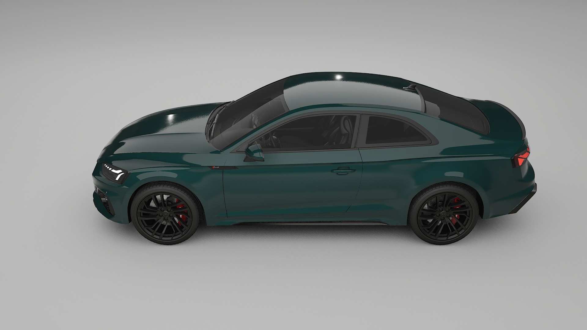 Audi RS5 Coupe B9 facelift pre LCI TPU Lackskyddsfilm | INFERNO Färgskiftande PPF – Komplett Förskuret Kit