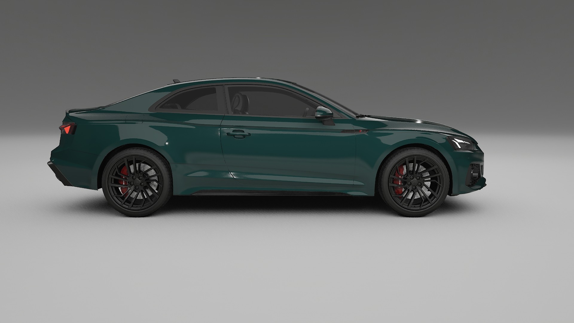 Audi RS5 Coupe B9 facelift pre LCI TPU Lackskyddsfilm | INFERNO Färgskiftande PPF – Komplett Förskuret Kit