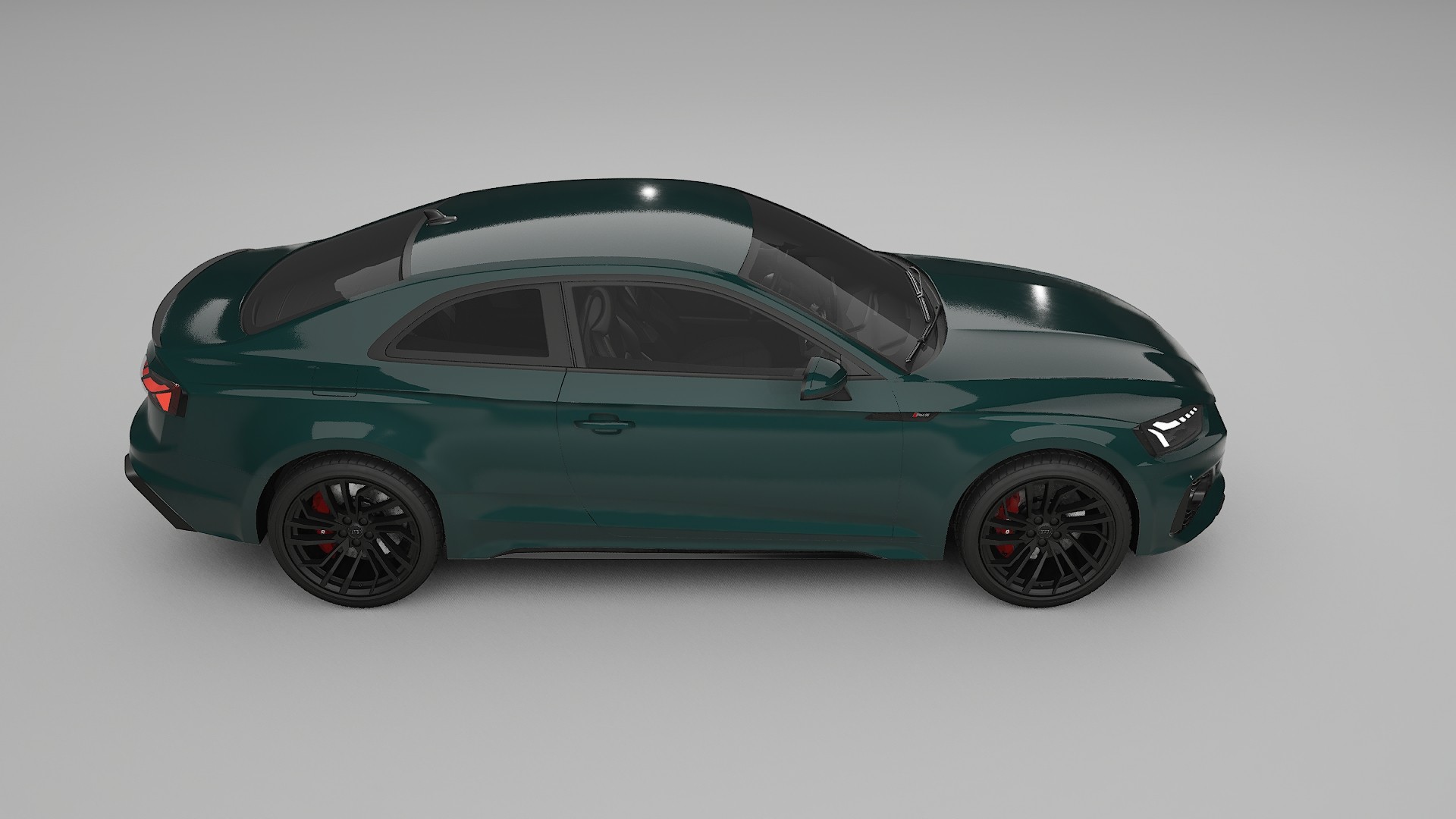 Audi RS5 Coupe B9 facelift pre LCI TPU Lackskyddsfilm | INFERNO Färgskiftande PPF – Komplett Förskuret Kit