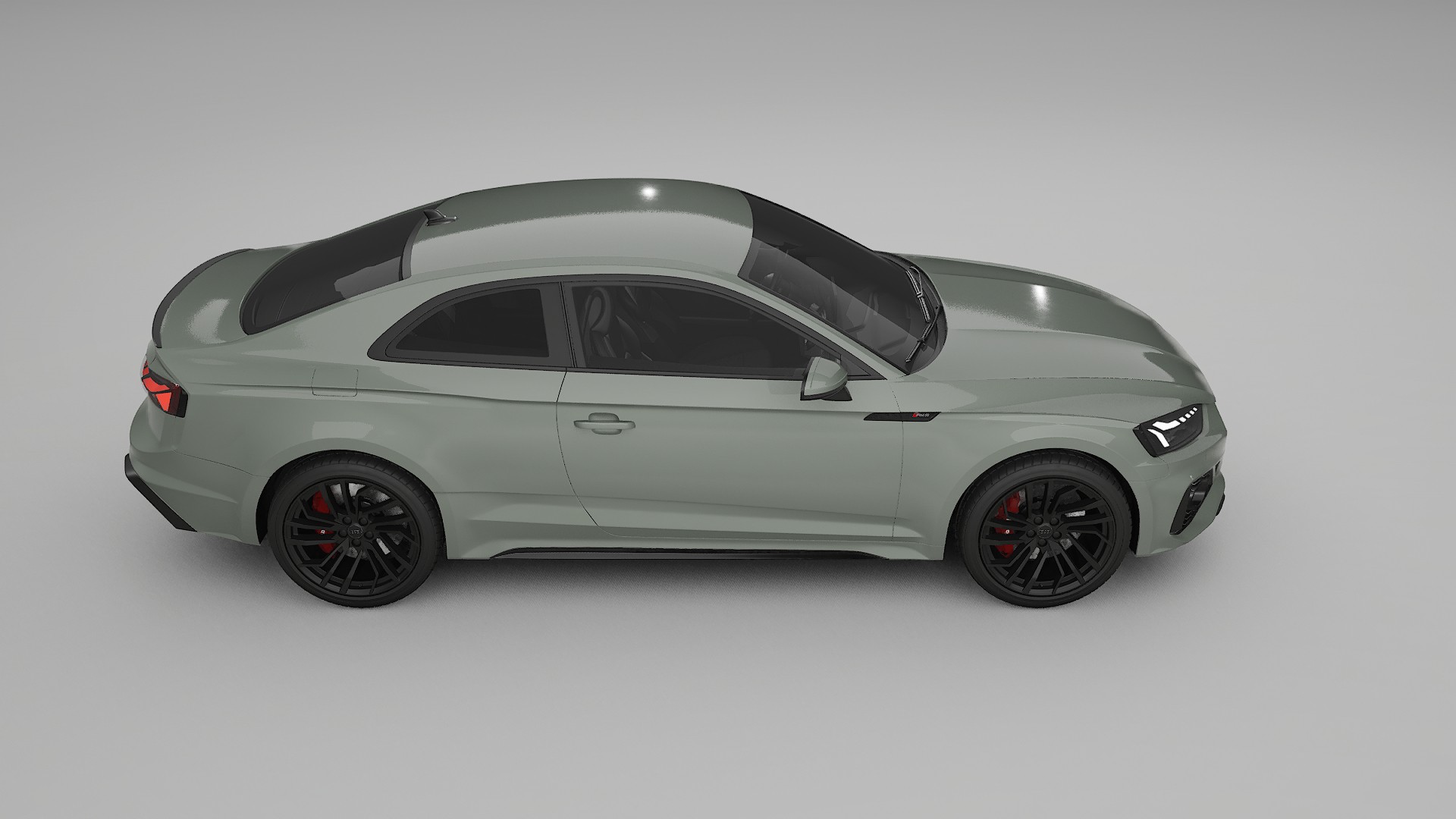 Audi RS5 Coupe B9 facelift pre LCI TPU Lackskyddsfilm | SLATE Färgskiftande PPF – Komplett Förskuret Kit